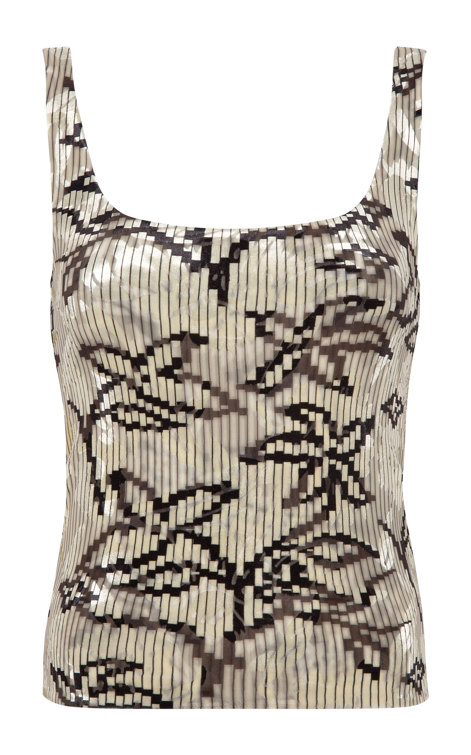 SIEDRÉS Cali Floral Velvet Top