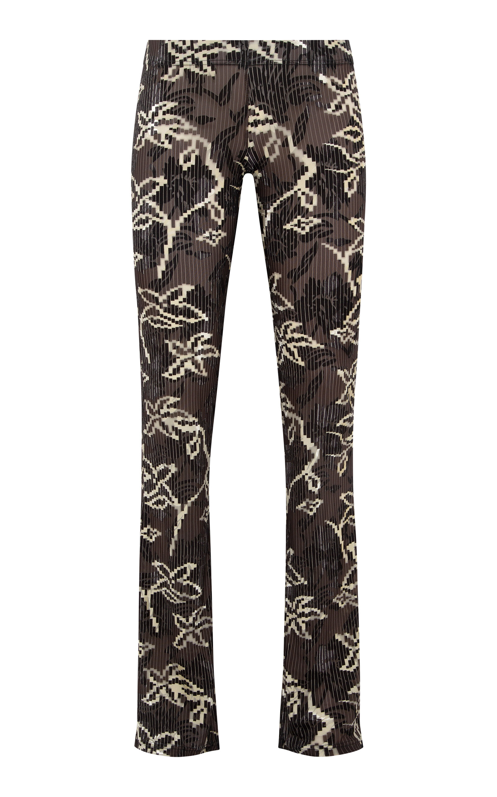 SIEDRÉS Flo Floral Velvet Pants