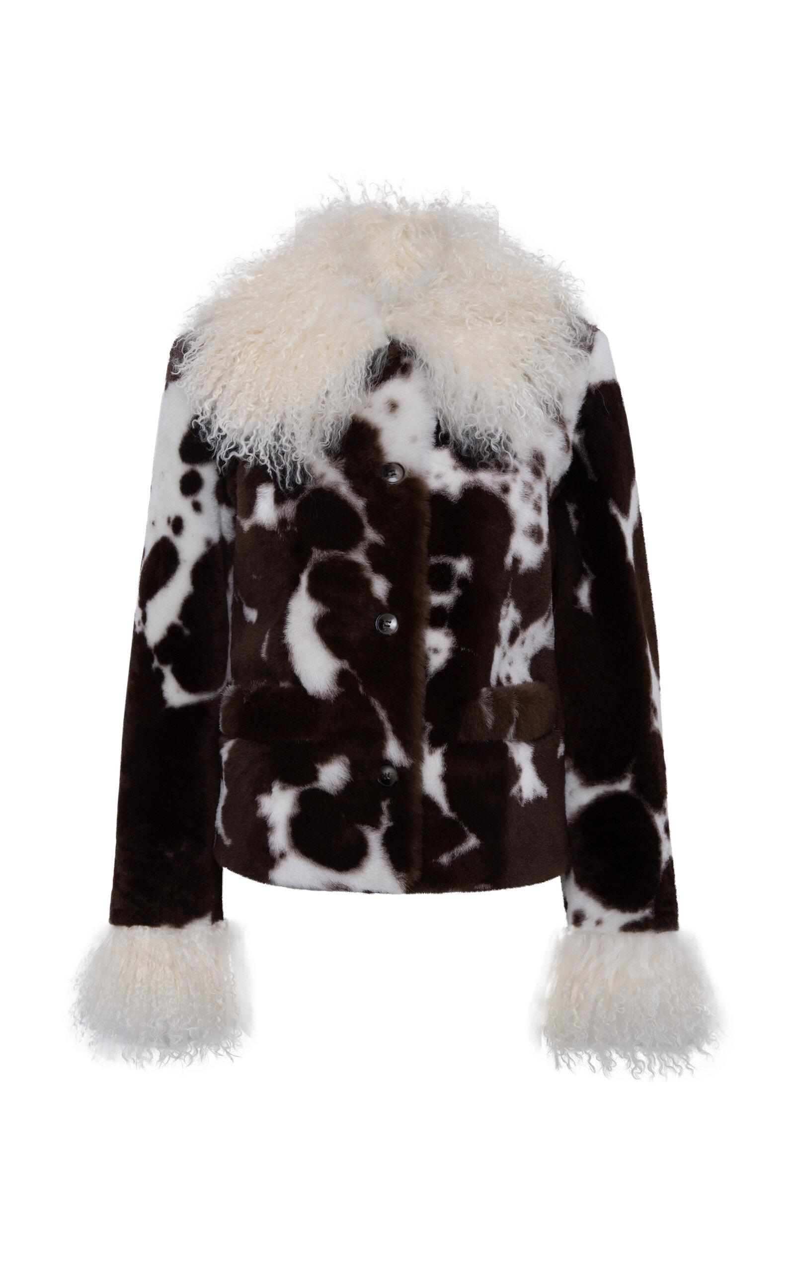 SIEDRÉS Ronch Fur Trimmed Leather Jacket