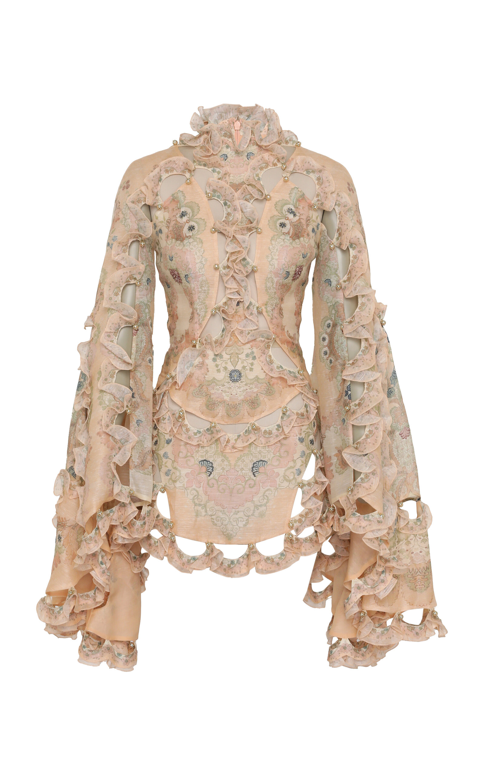 Zimmermann Rebellion Scallop Mini Dress