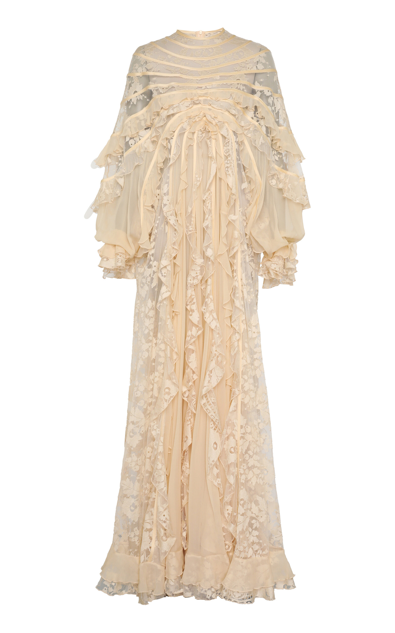 Zimmermann Rebellion Silk Lace Maxi Dress