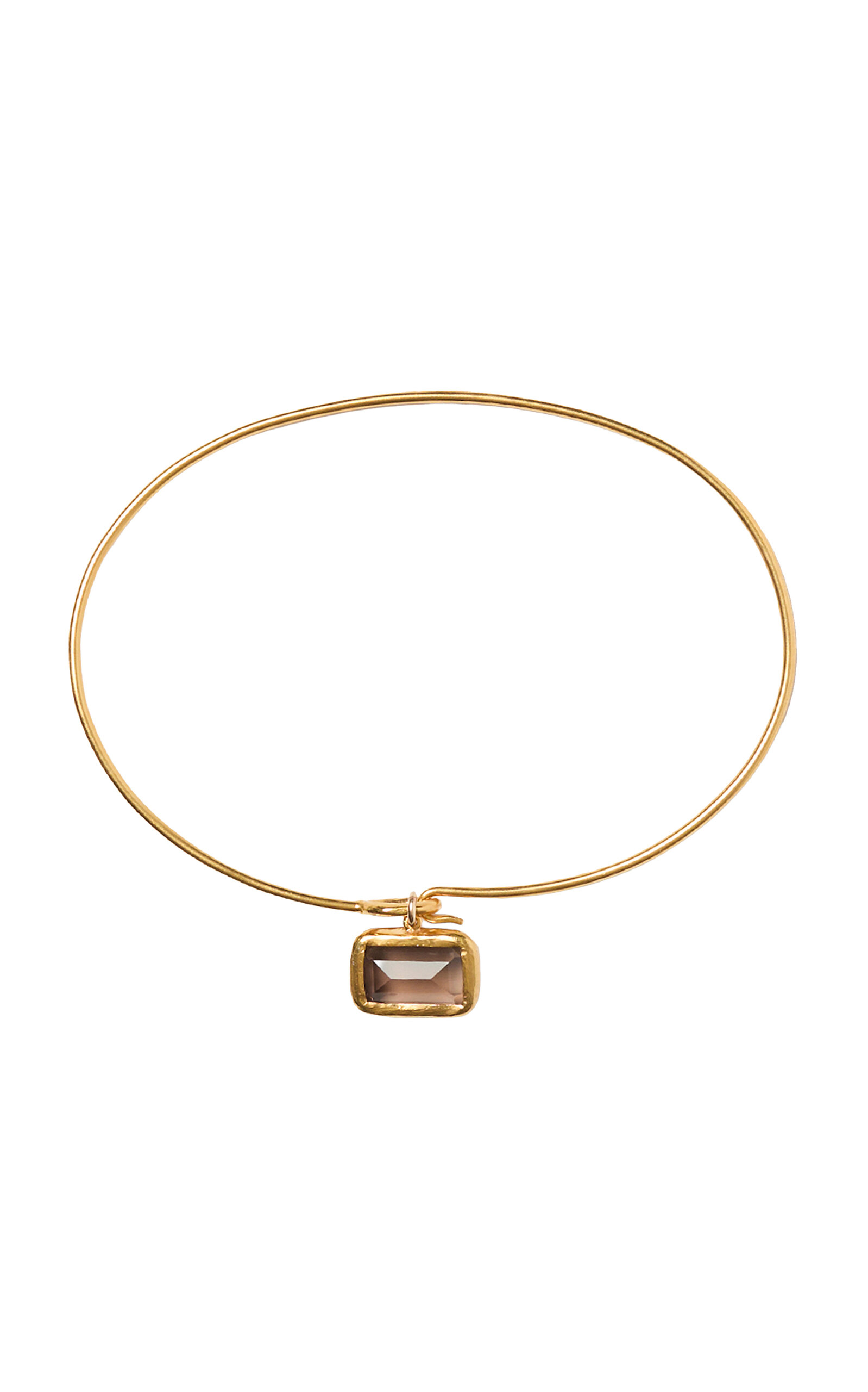 Beverly Smoky Quartz Anklet