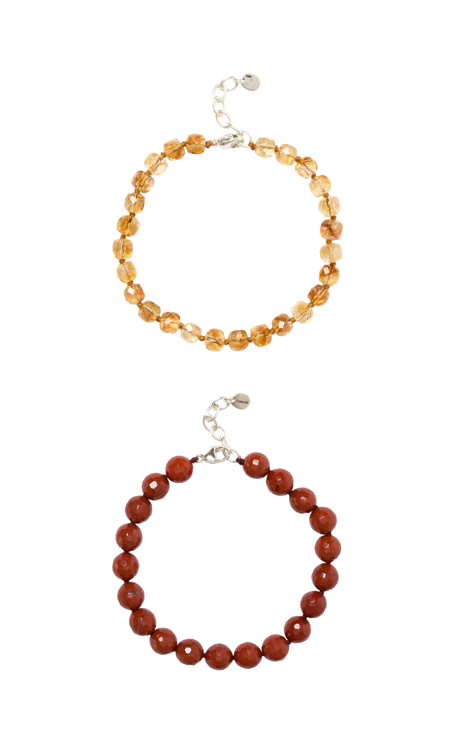 Chan Luu Exclusive Oona Red Jasper Anklet Set