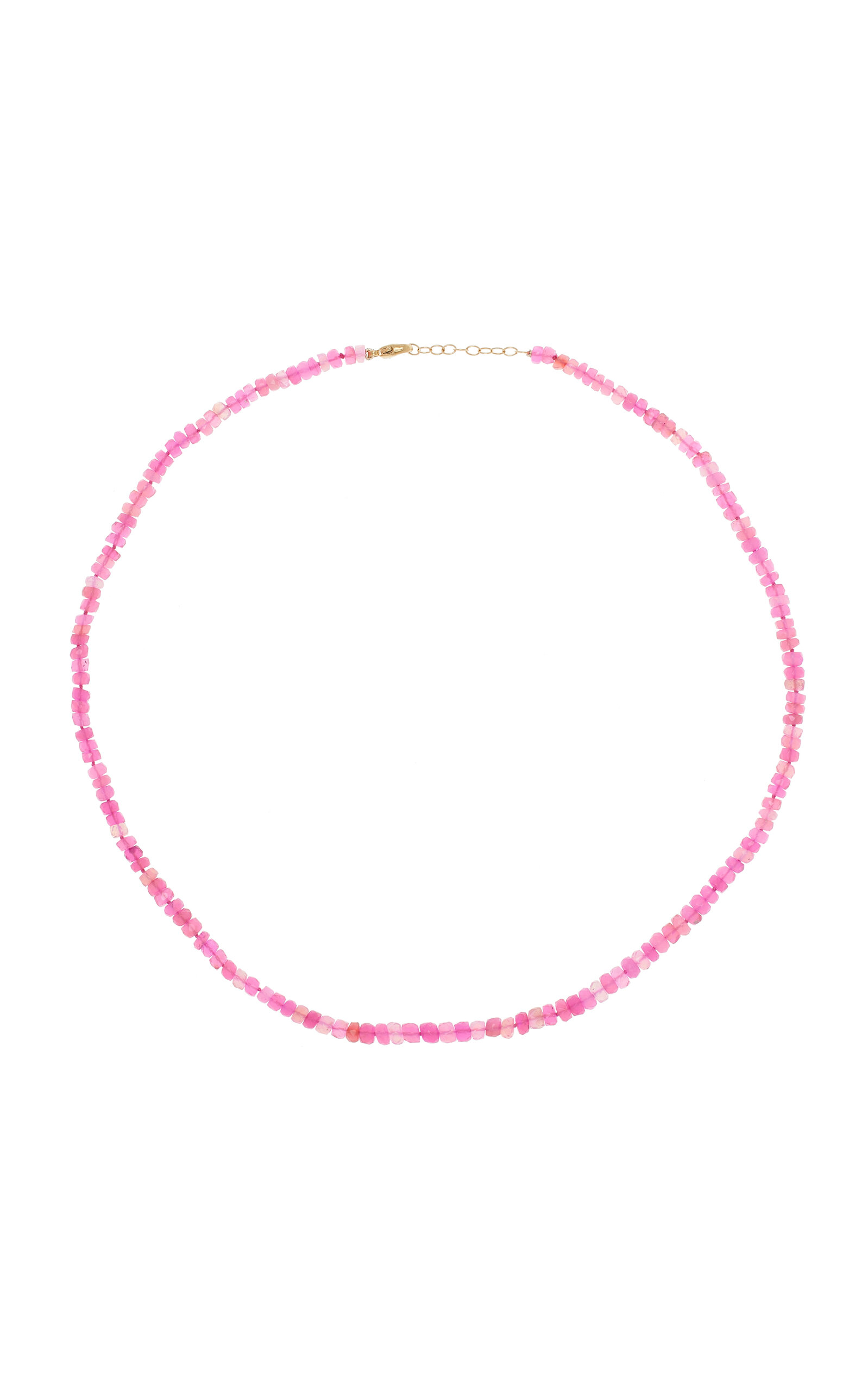Jia Jia Soleil 14K Yellow Gold Opal Necklace - Fuchsia - OS - Moda Operandi