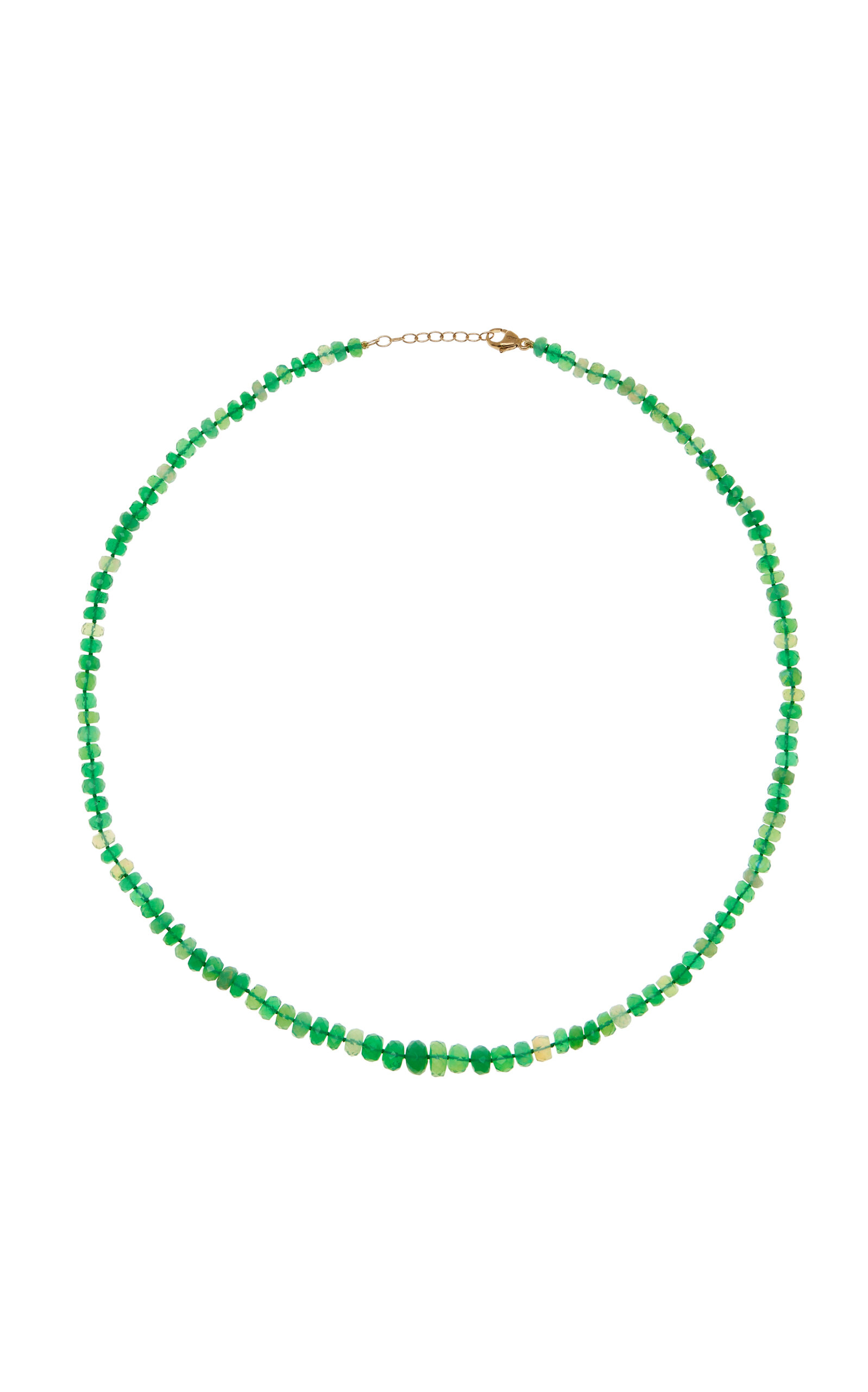 Jia Jia Soleil 14K Yellow Gold Opal Necklace - Green - OS - Moda Operandi