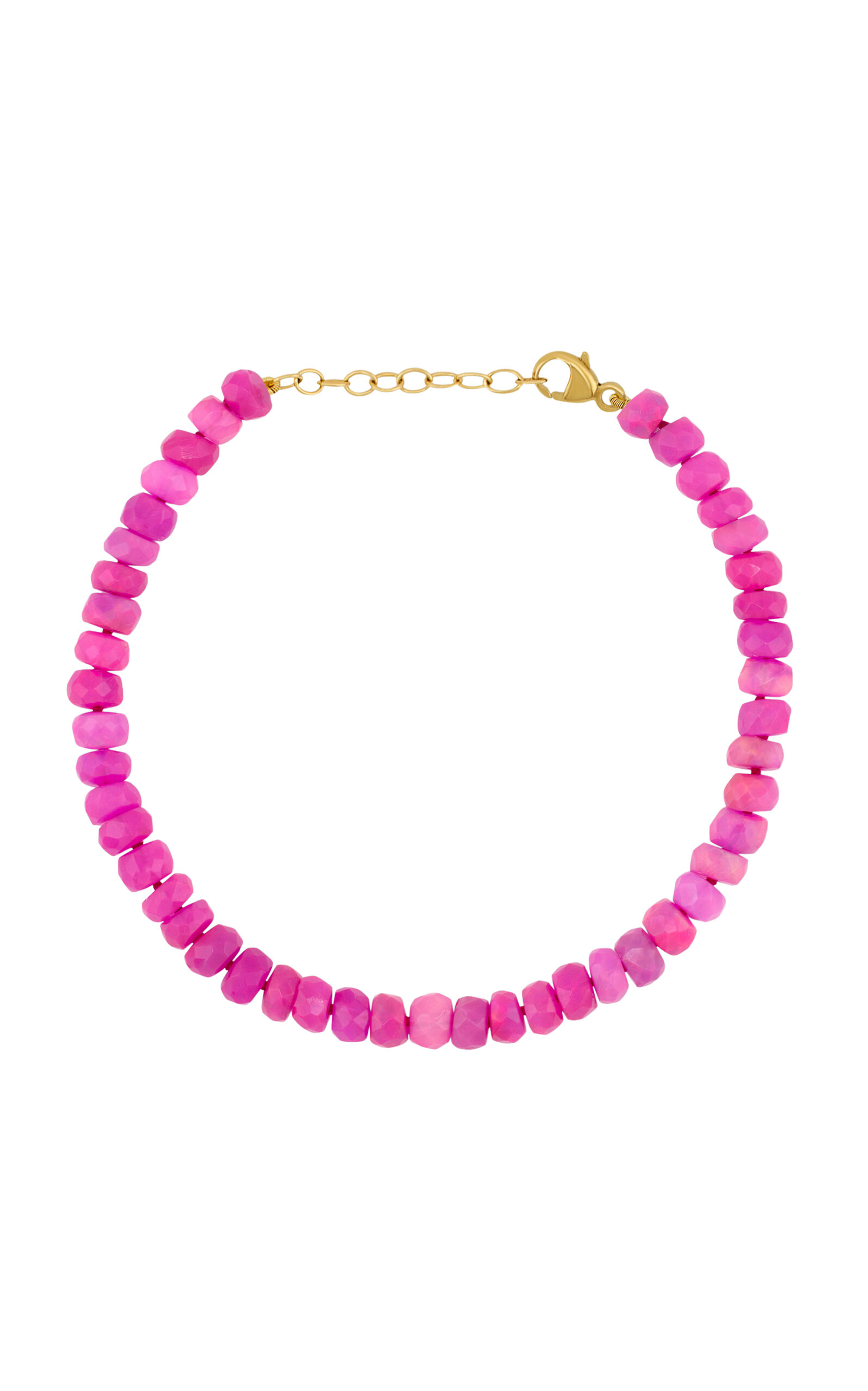 Jia Jia Soleil Large 14K Yellow Gold Opal Bracelet - Pink - OS - Moda Operandi