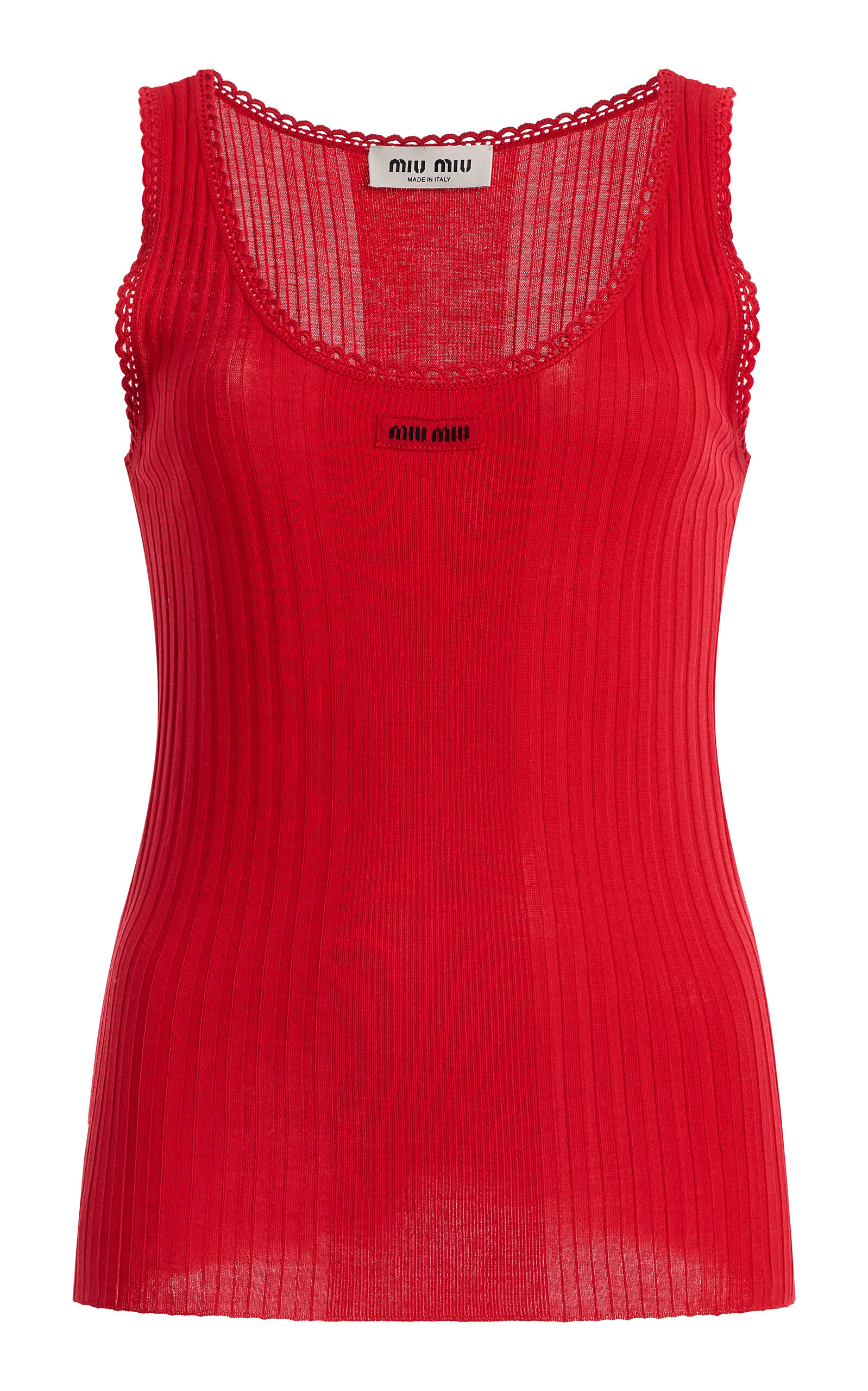 Miu Miu Wool Tank Top - Women's Clothing