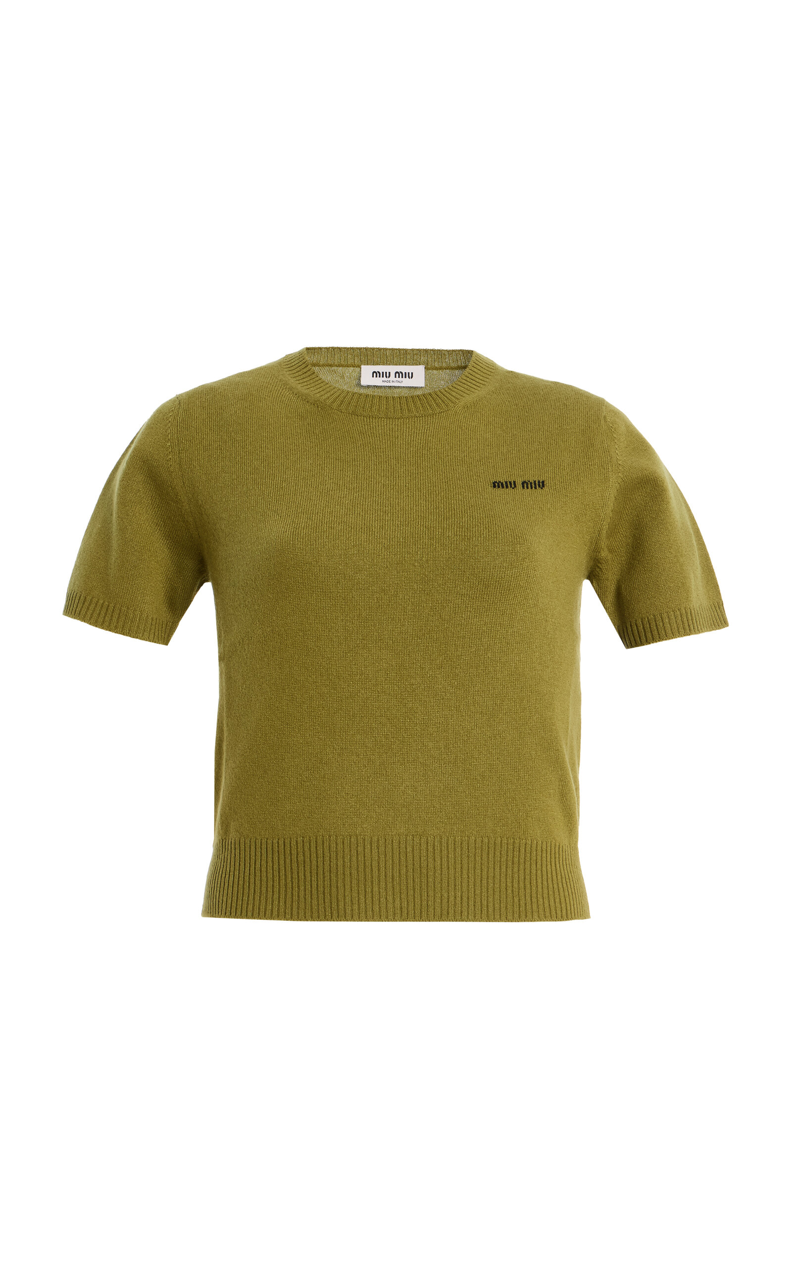 Miu Miu Cropped Cashmere Sweater - Women's Clothing