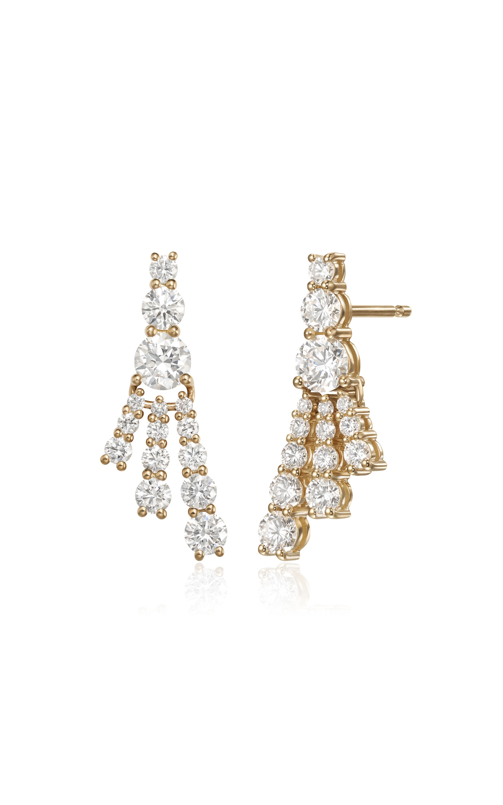 Melissa Kaye 18k Yellow Gold Sydney Earring Mini