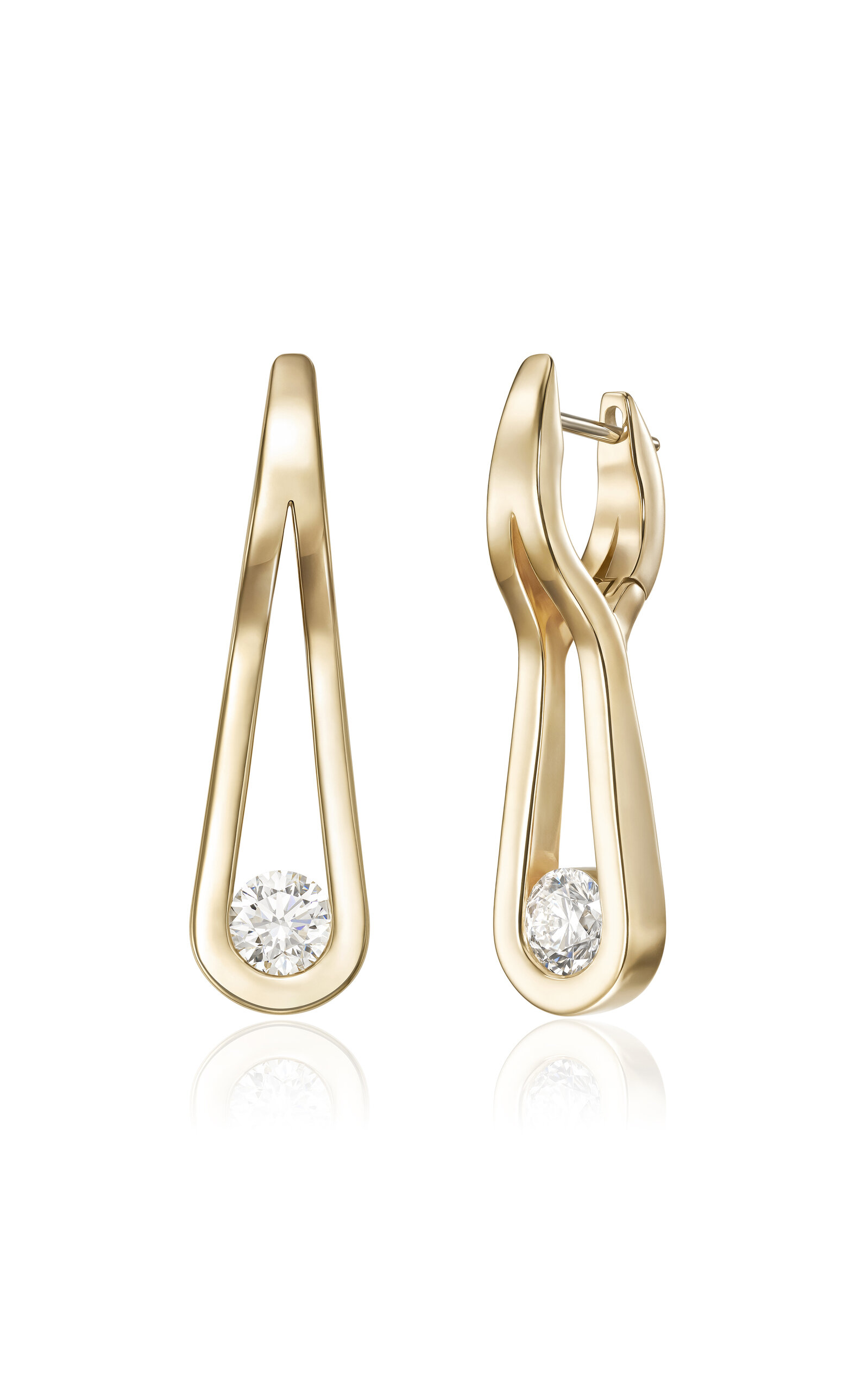 18k Yellow Gold Daphne Earring Large