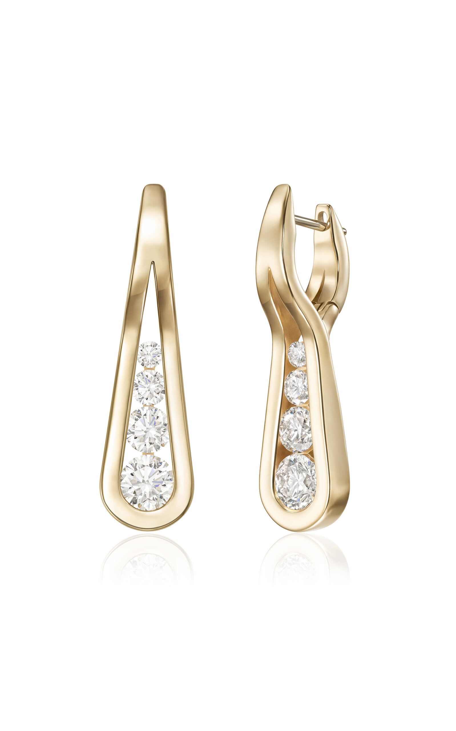 18k Yellow Gold Daphne Joy Earring