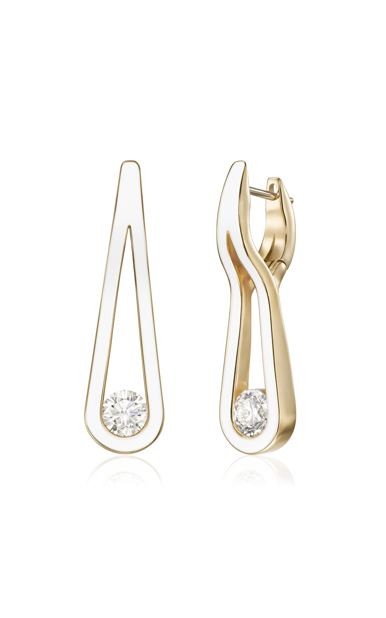 18k Yellow Gold Daphne Earring Large