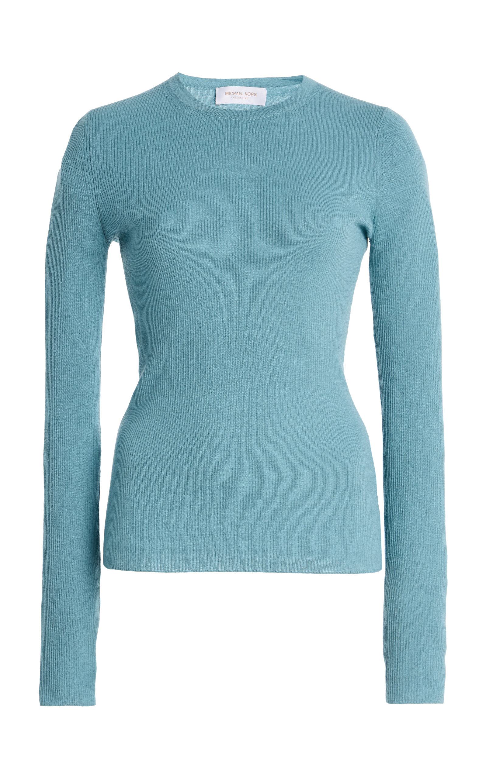 Michael Kors Collection Hutton Ribbed-Knit Top
