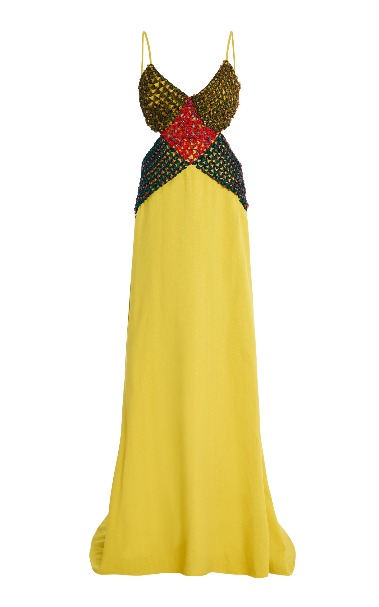 Rosie Assoulin Crochet Crossing Gown