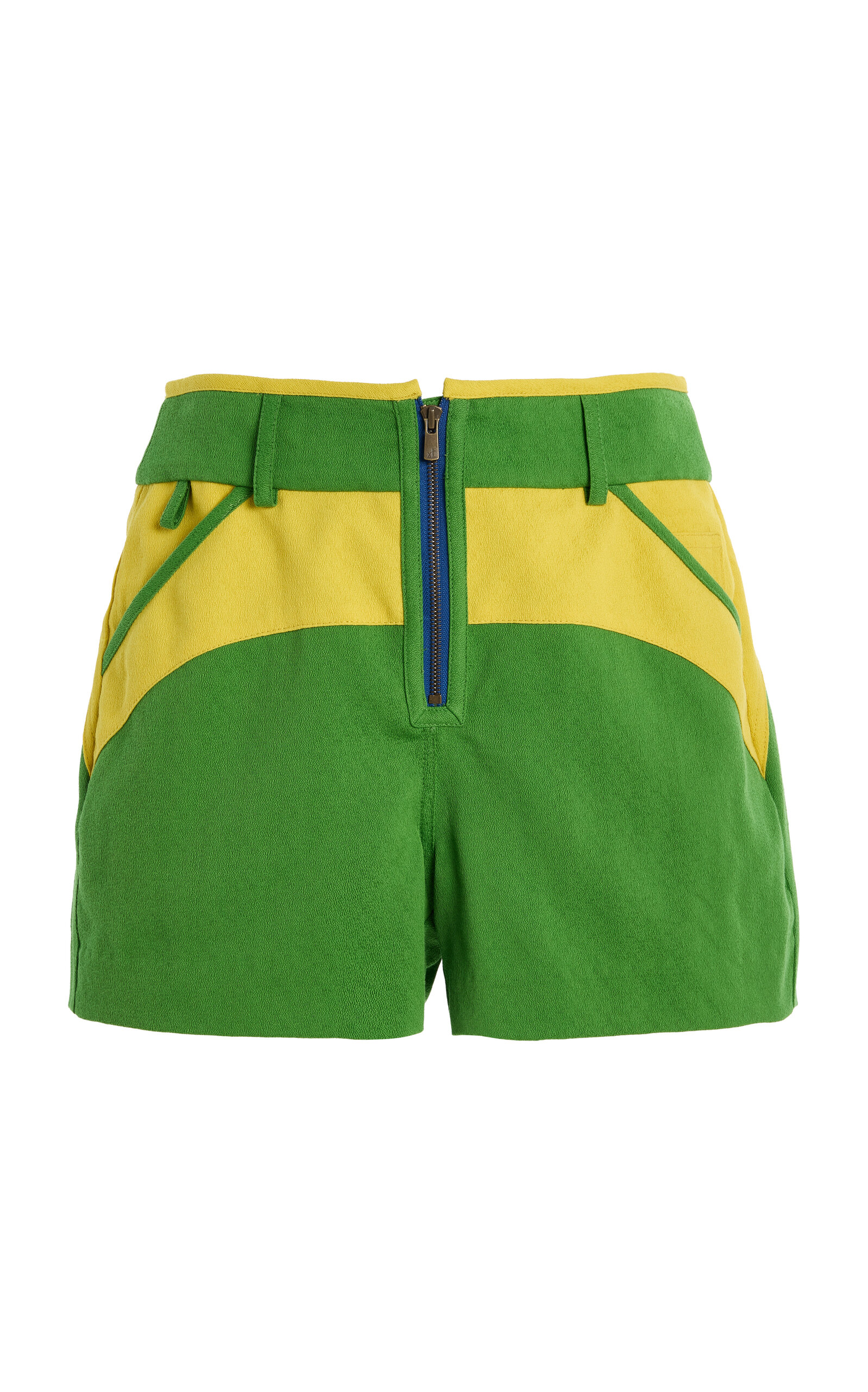 Rosie Assoulin Ride or Fly Cotton-Blend Shorts - Women's Clothing