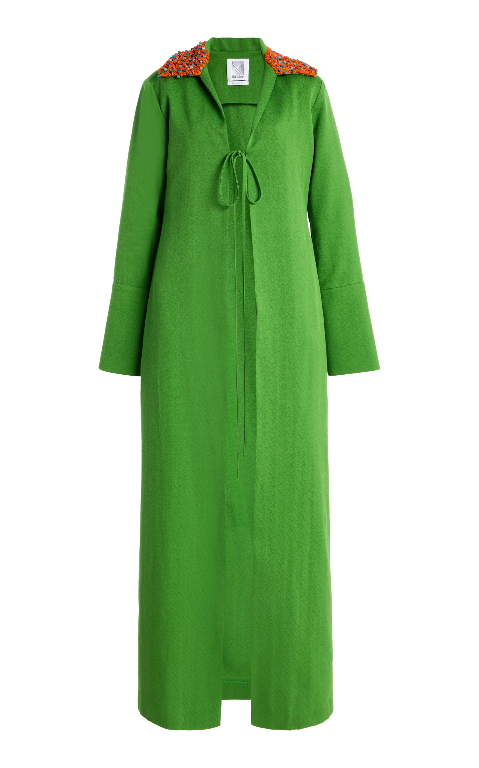 Rosie Assoulin Crochet Long For You Duster Jacket