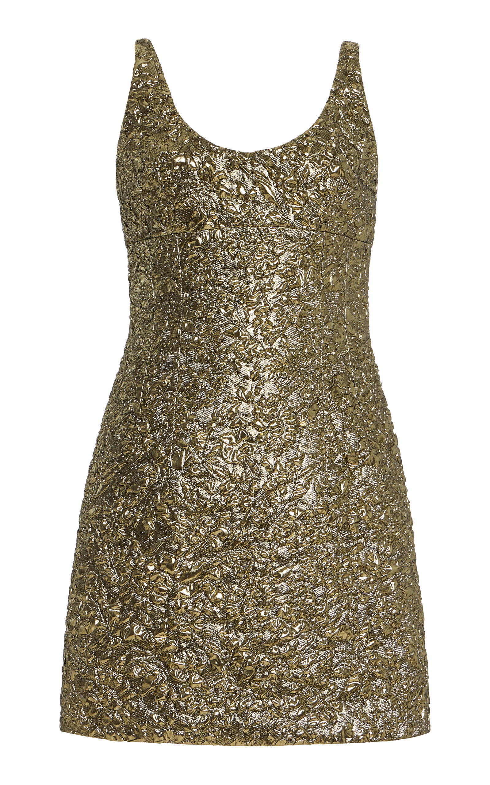 Emilia Wickstead Einna Metallic Mini Dress