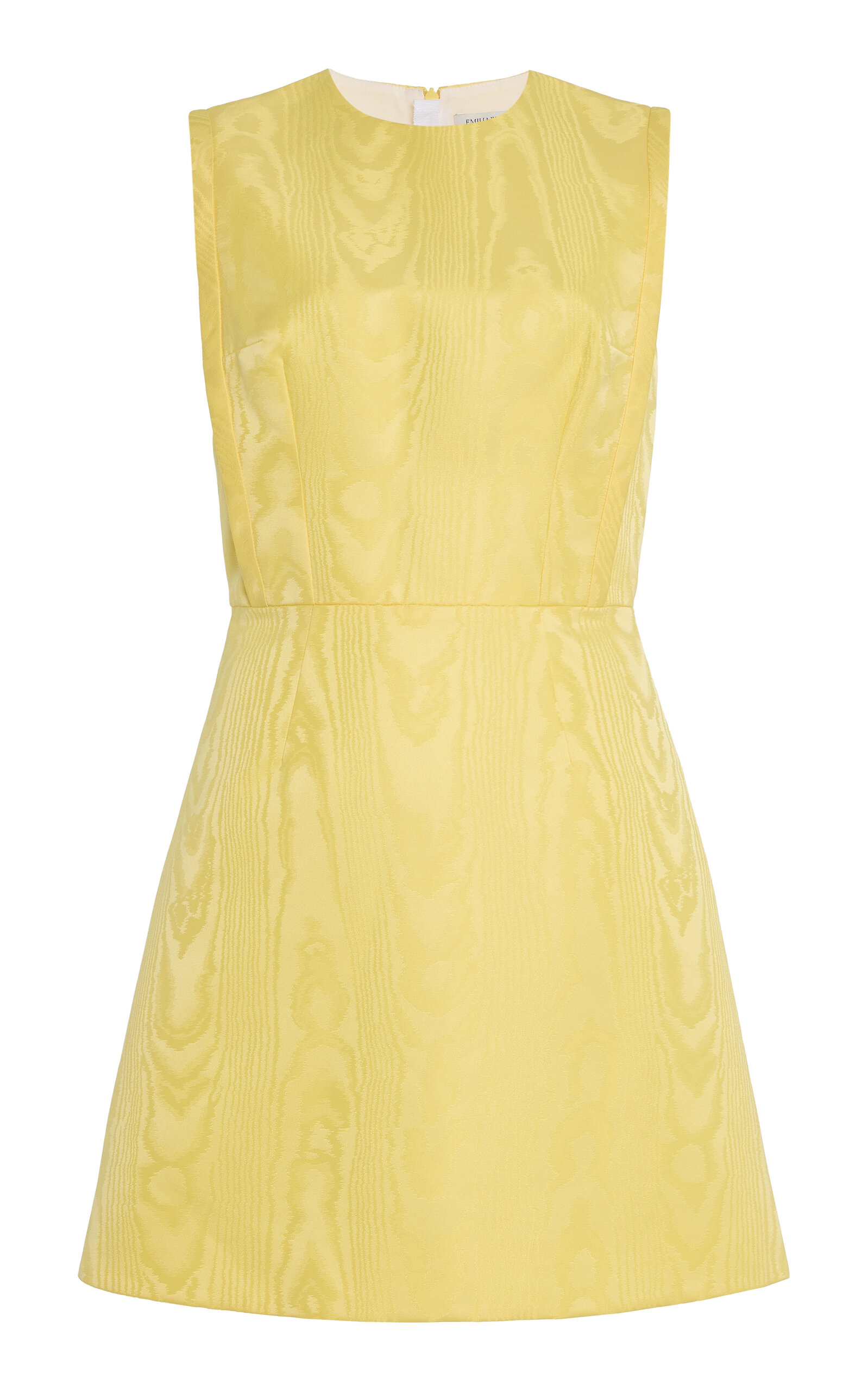 Emilia Wickstead Neelam Moire Mikado Mini Dress