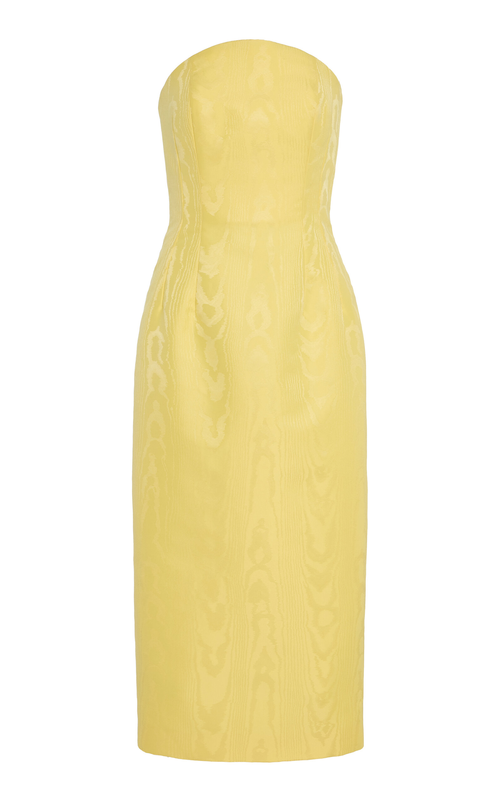 Emilia Wickstead Hailee Strapless Moire Mikado Gown