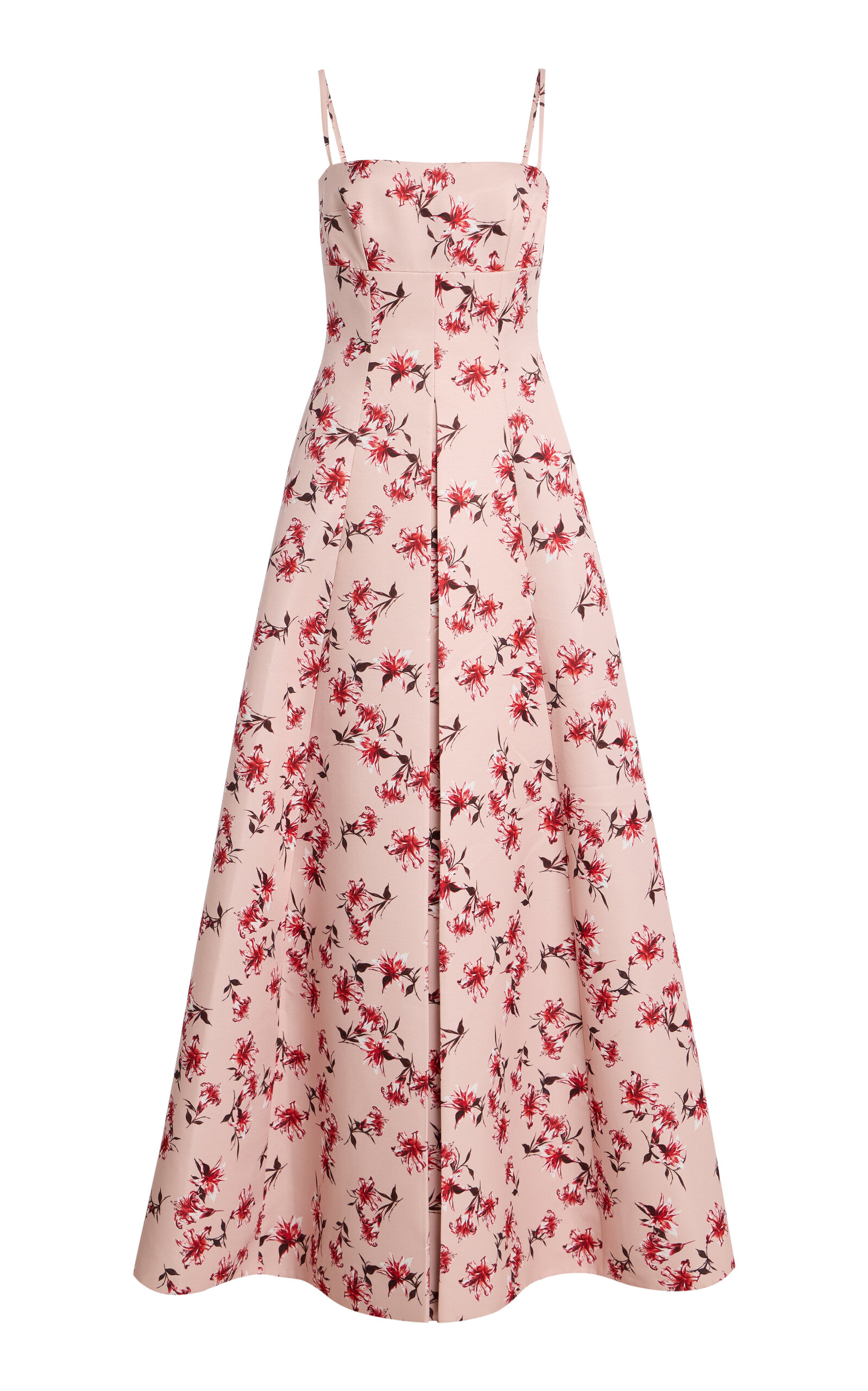 Emilia Wickstead Oceana Floral Taffeta Faille Gown