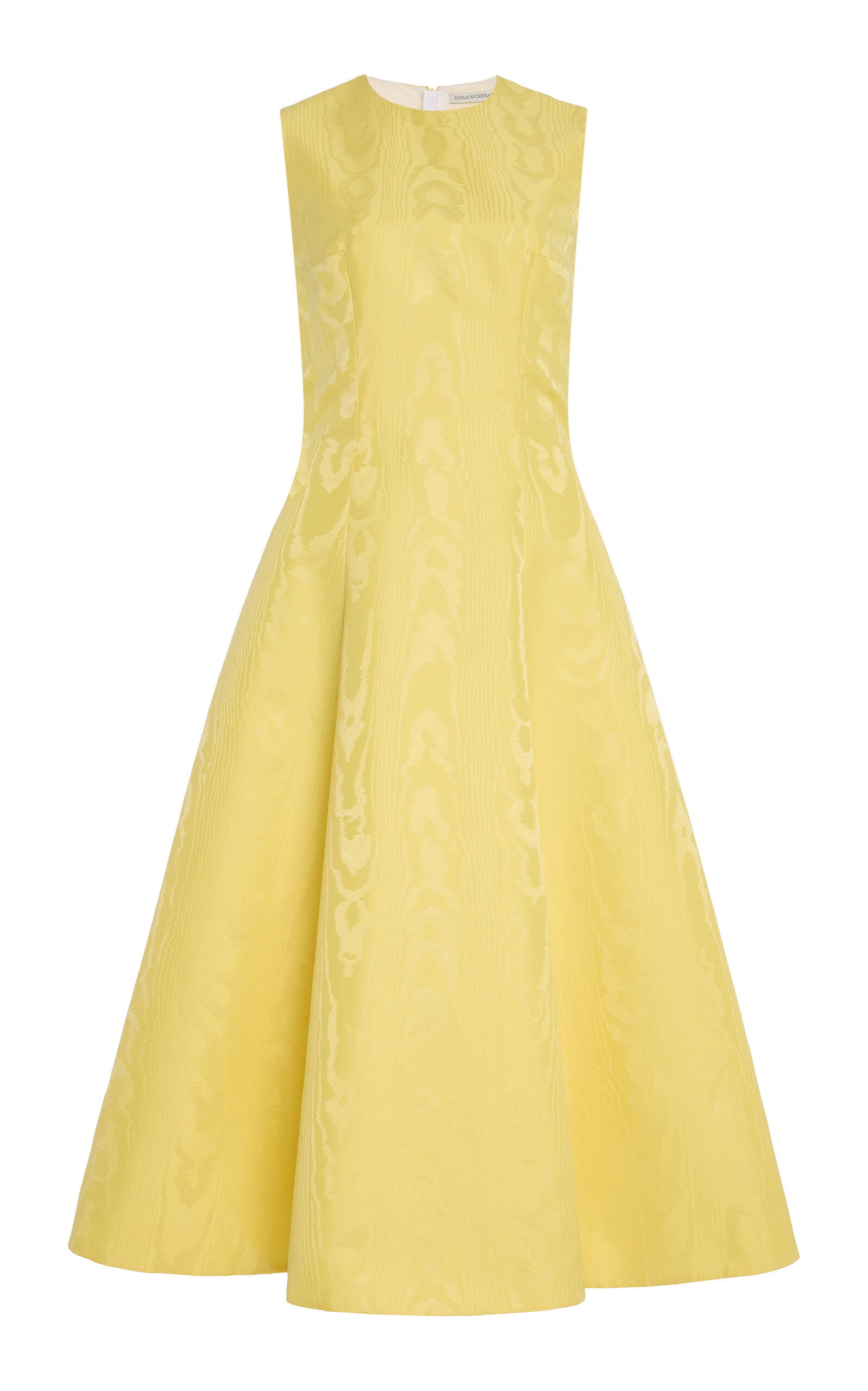 Emilia Wickstead Mara Moire Mikado Midi Dress