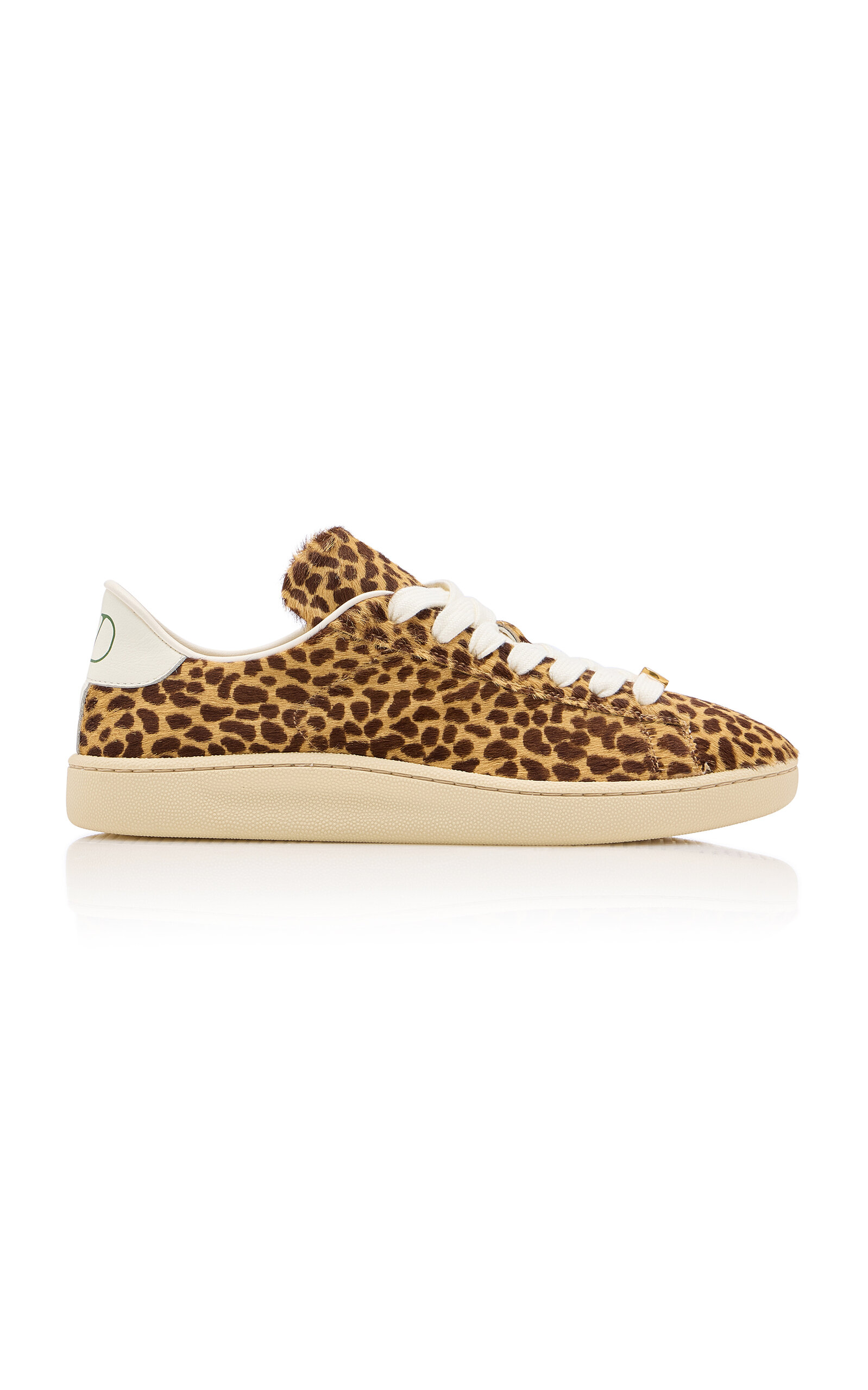 Valentino Garavani Royco Animal-Print Calf-Hair Sneakers - Moda Operandi