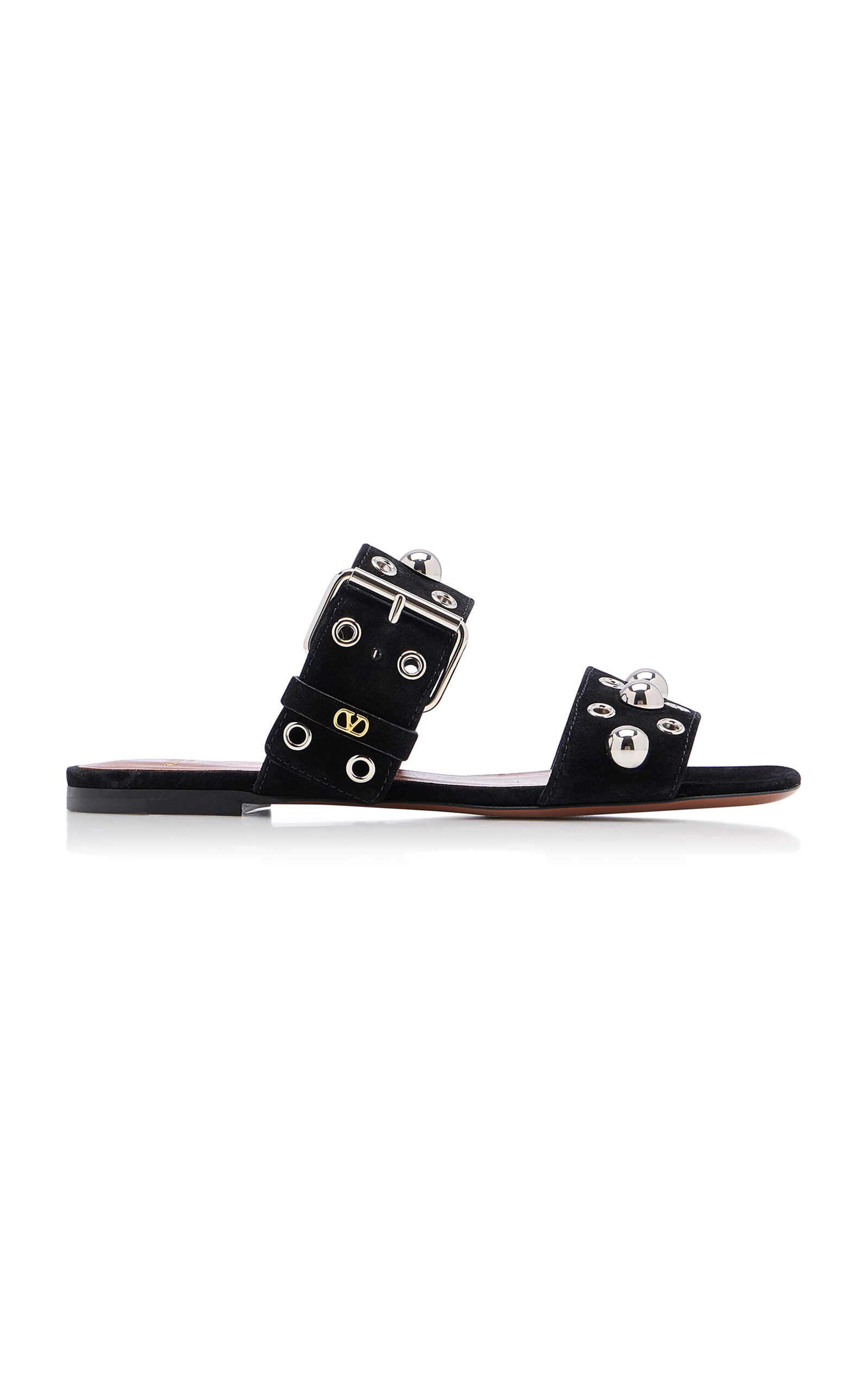 Valentino Garavani Nellcôte Suede Sandals - Moda Operandi