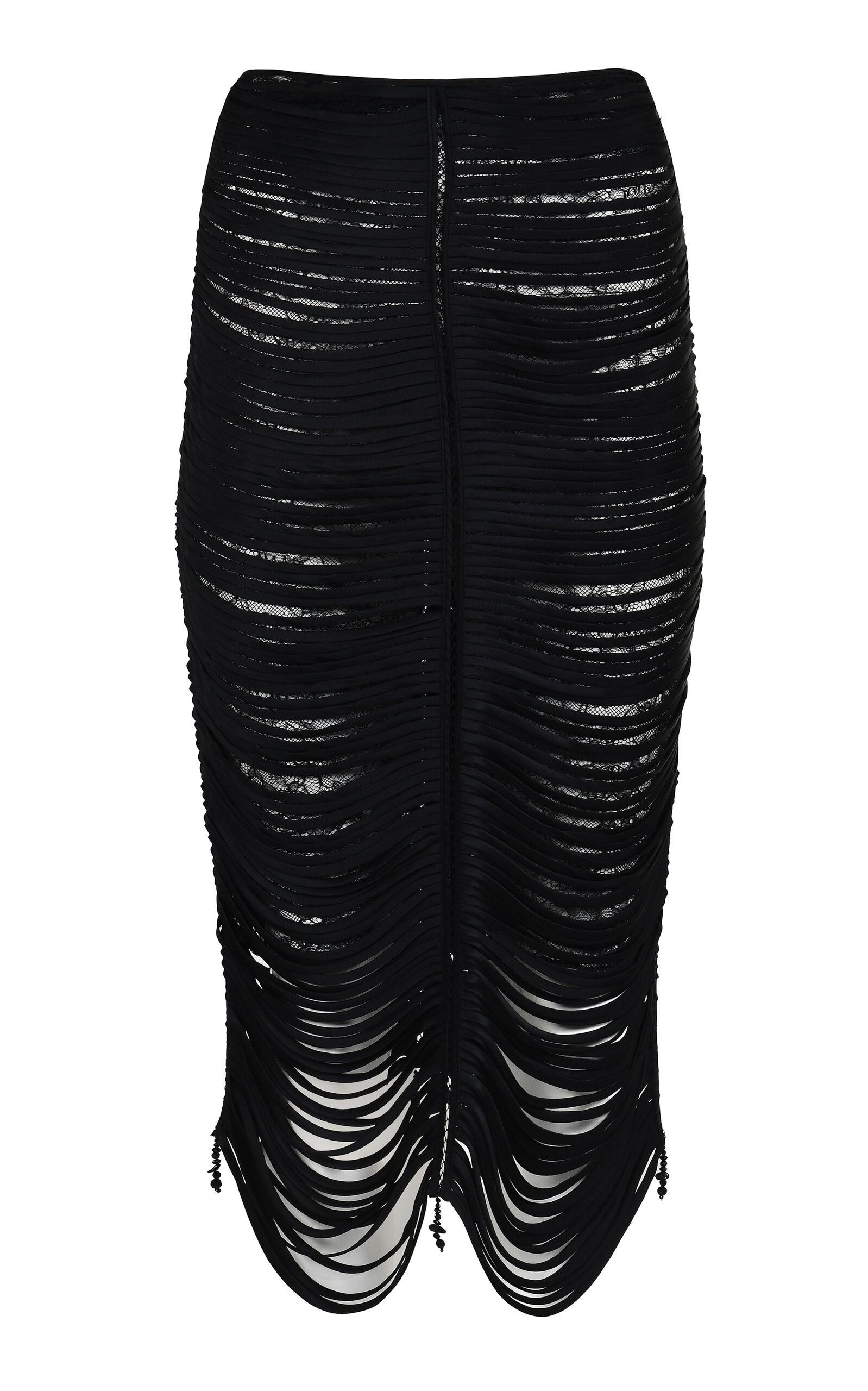 Danielle Silk Midi Handmade Skirt
