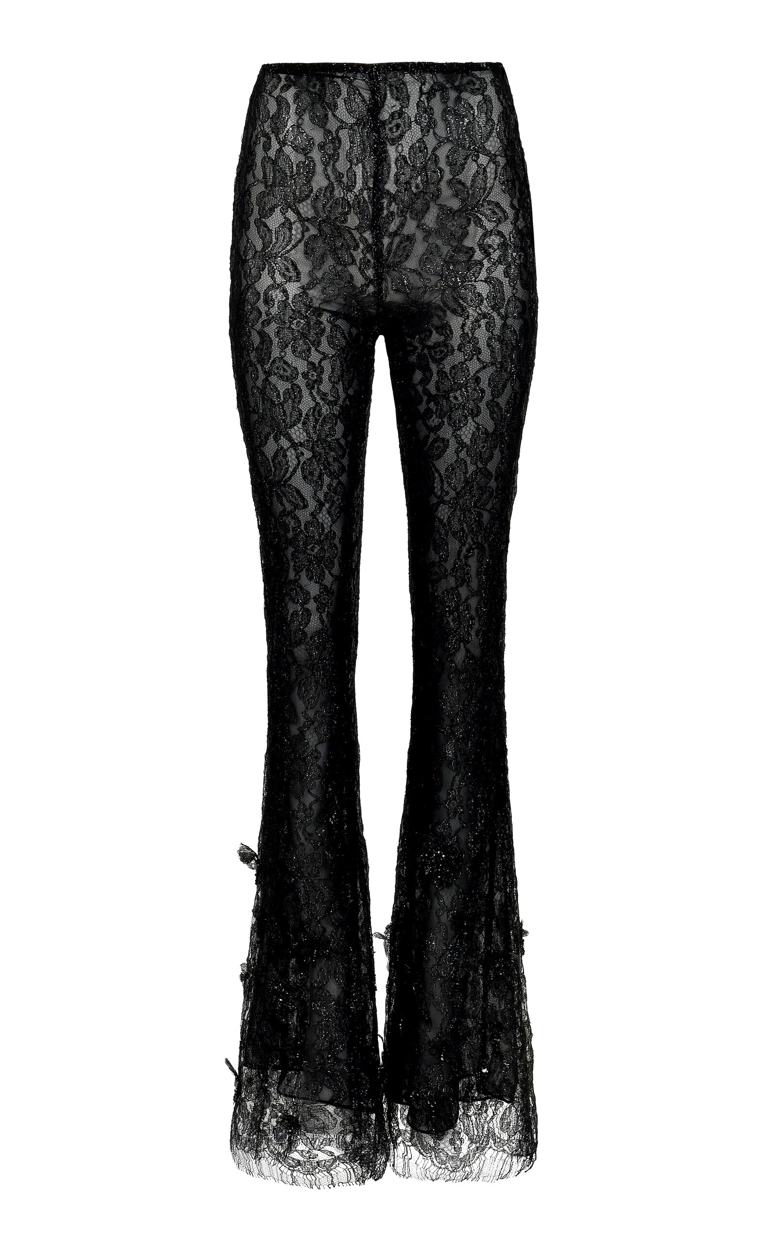 Francesca Miranda Elipse Black Lurex Silk Blend Pants