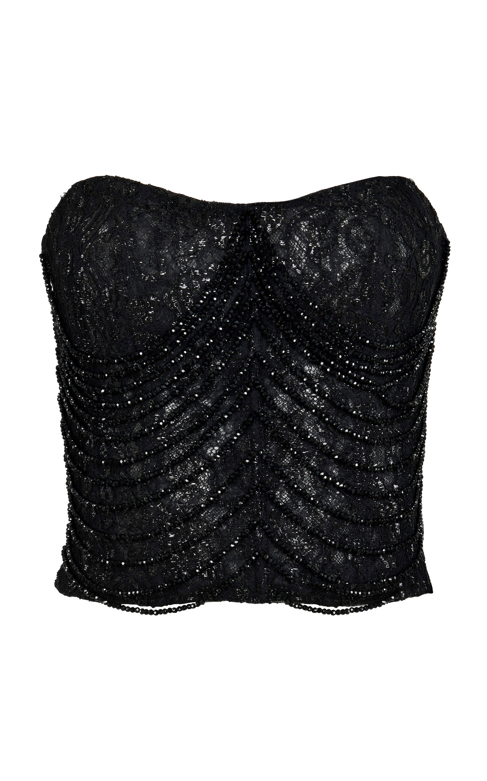 Obsidian Cascade Corset Top