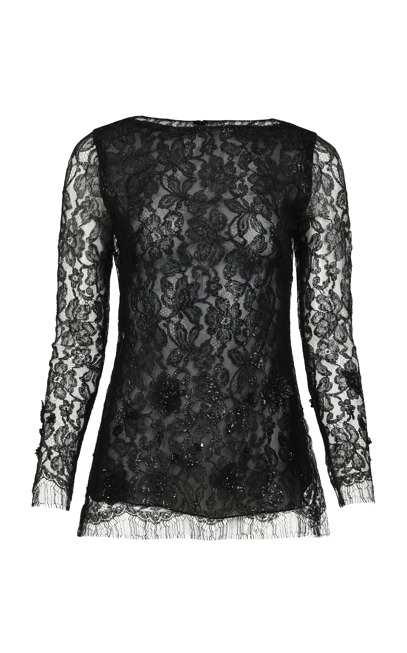 Elipse Black Lurex Silk Blend Blouse
