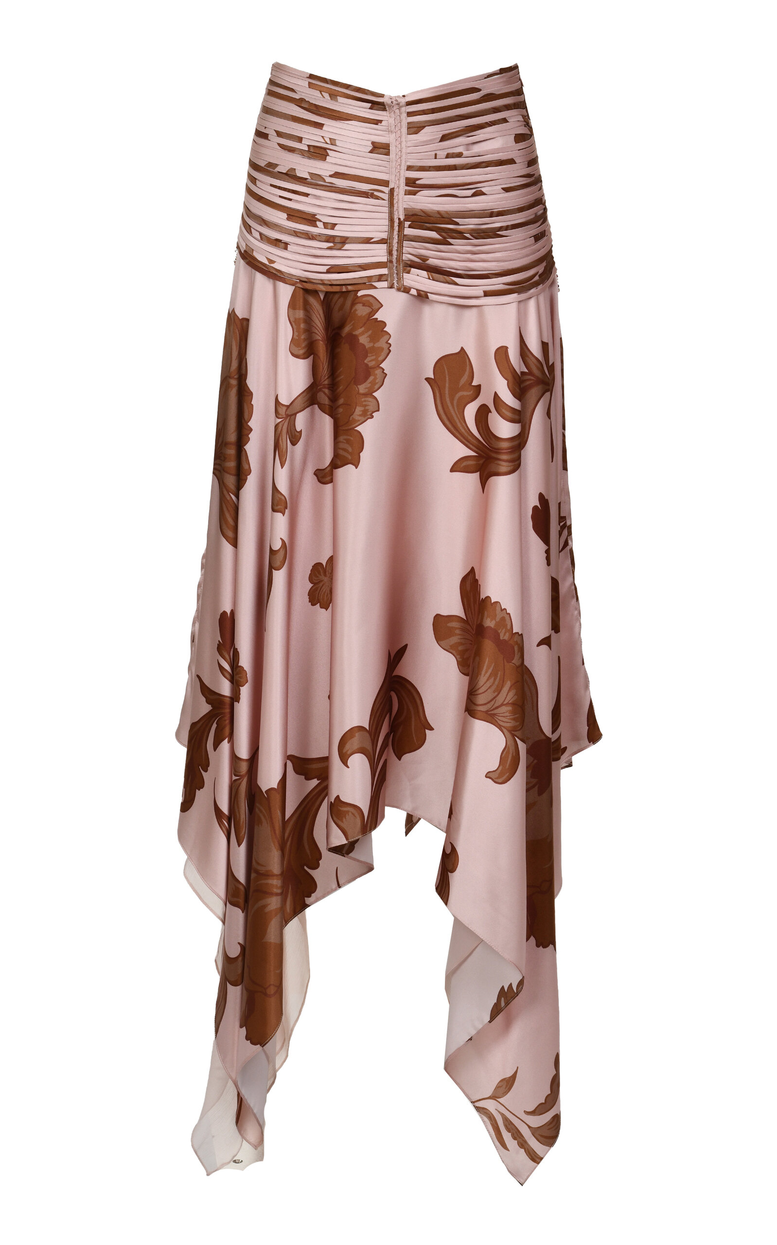 Erden Pink Silk Skirt