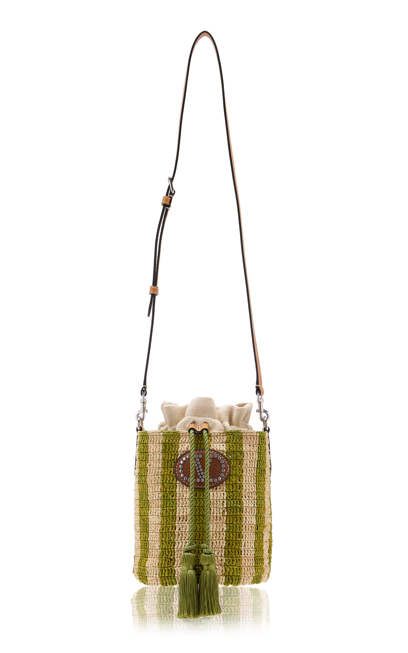 Valentino Garavani VLogo Signature Small Crochet Bucket Bag - Moda Operandi