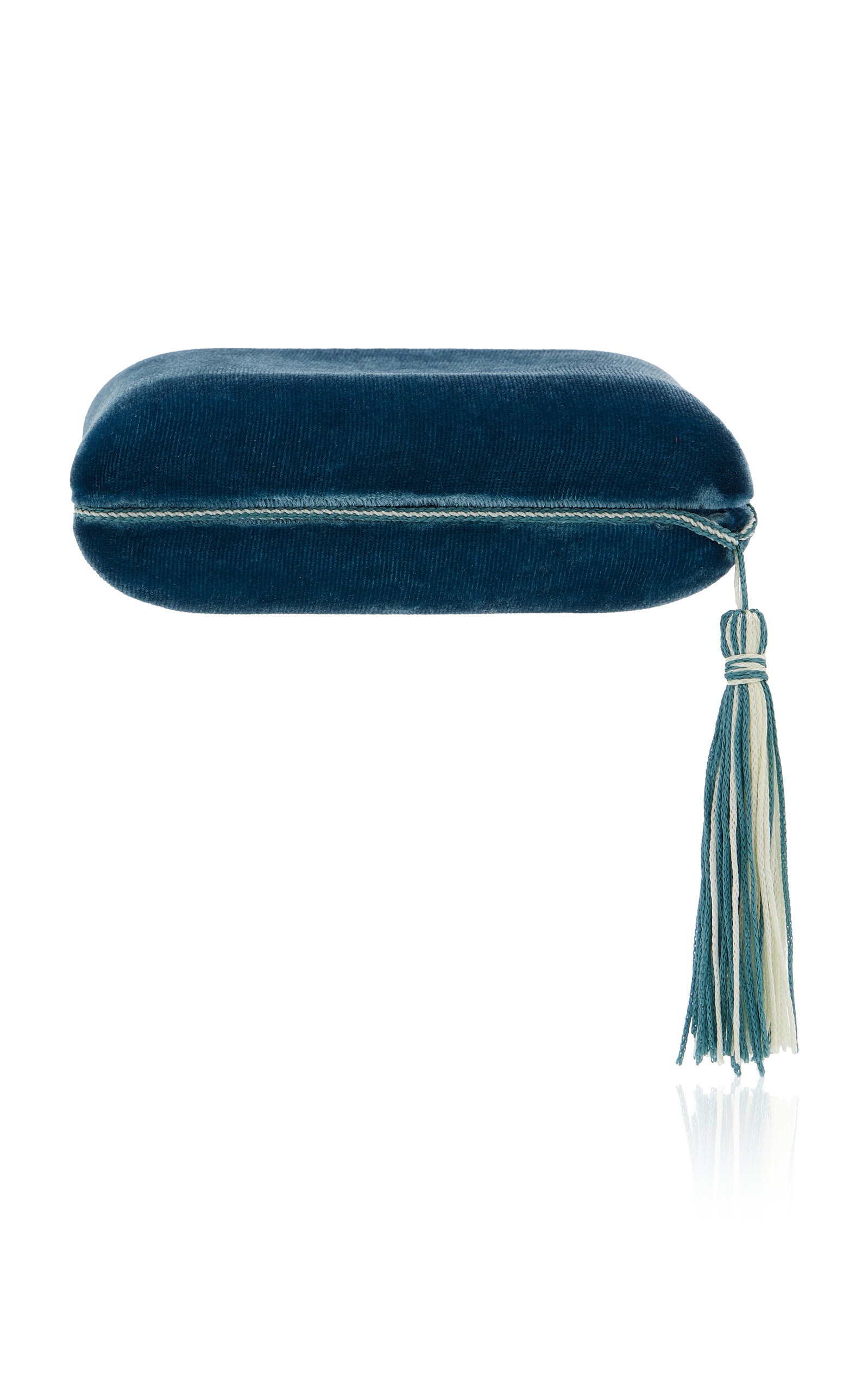 Sophie Bille Brahe Lily Bleu Velvet Jewelry Case In Blue
