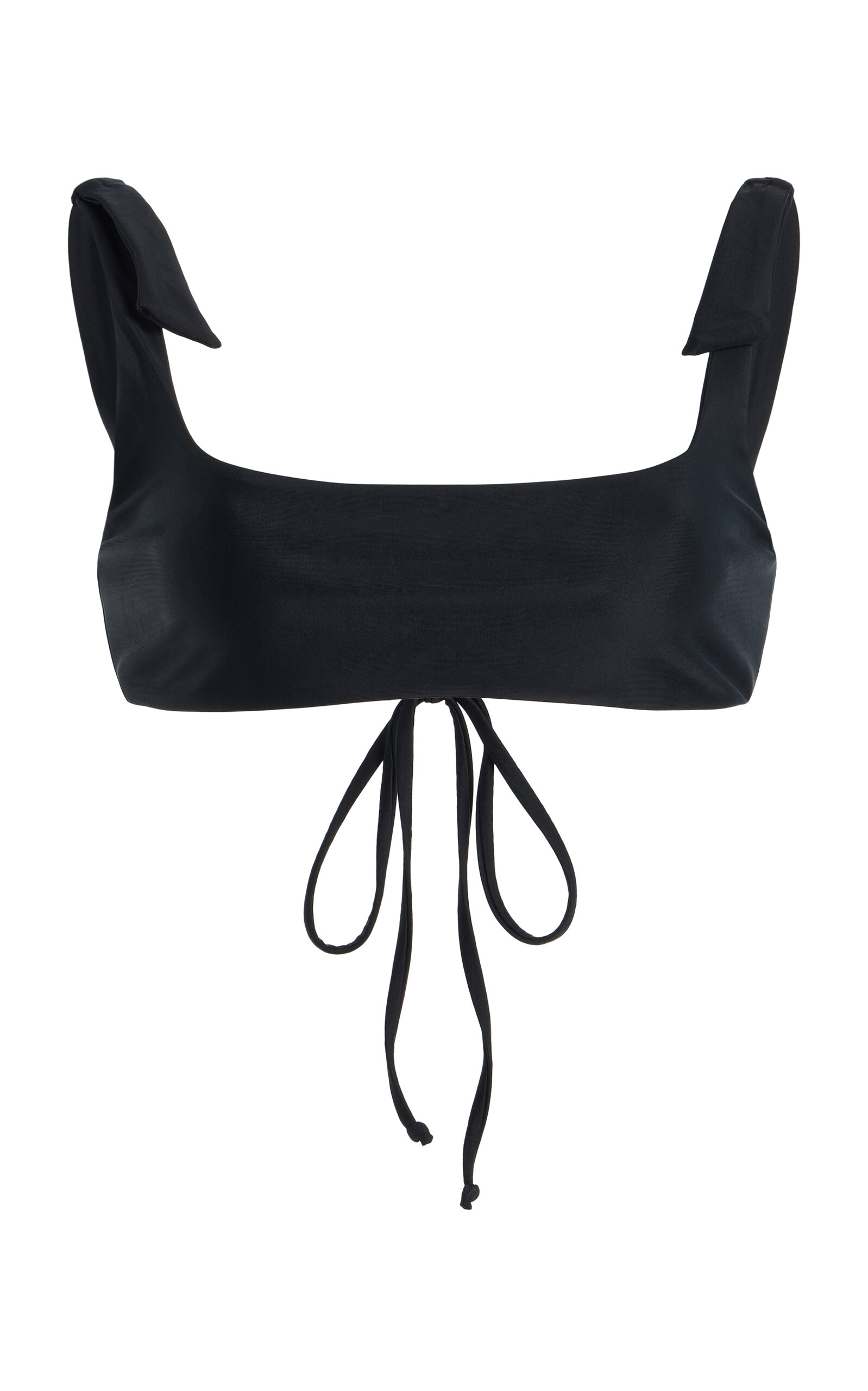 Mare Perpetua D-ring Bikini Top In Black