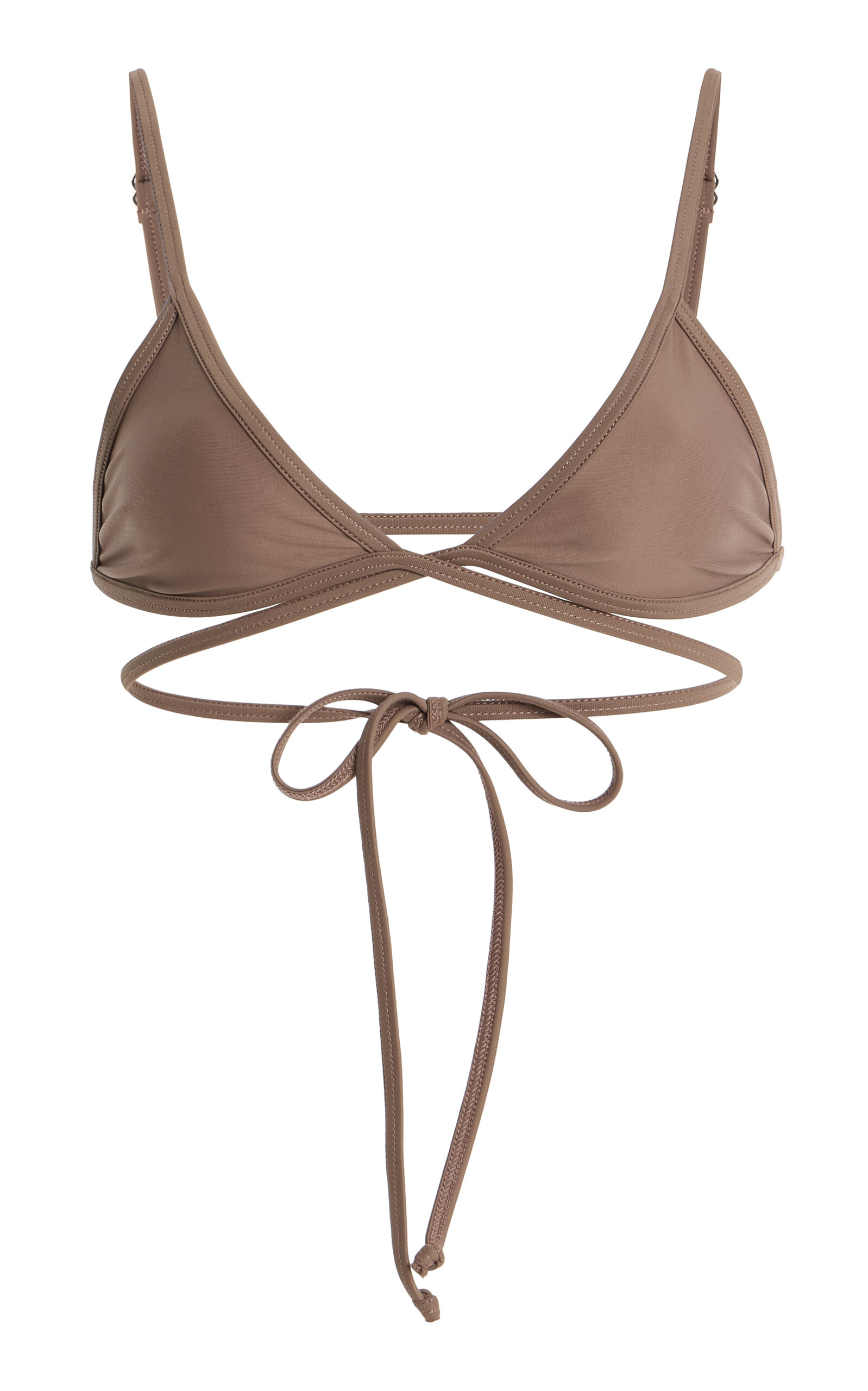 Mare Perpetua The Shade Bikini Top In Neutral