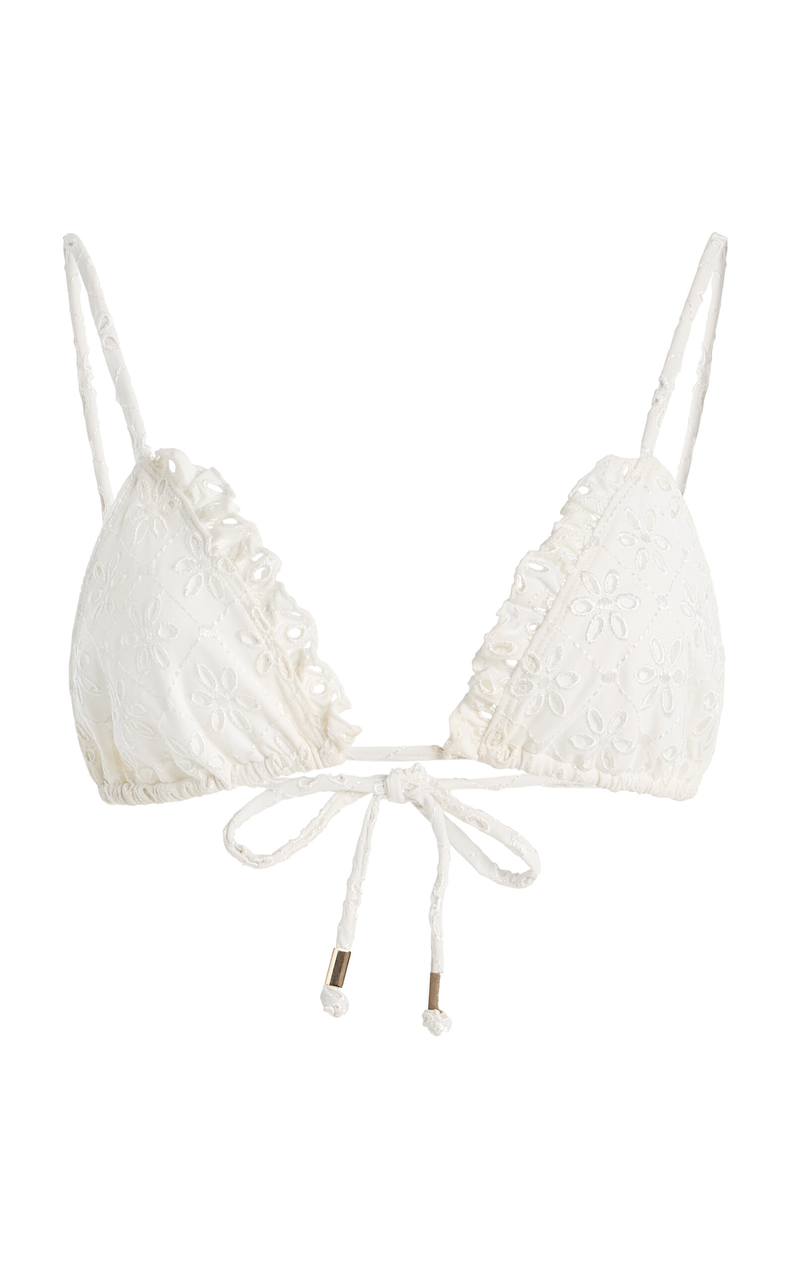 JUILLET SWIMWEAR Kennie Broderie Anglaise Bikini Top