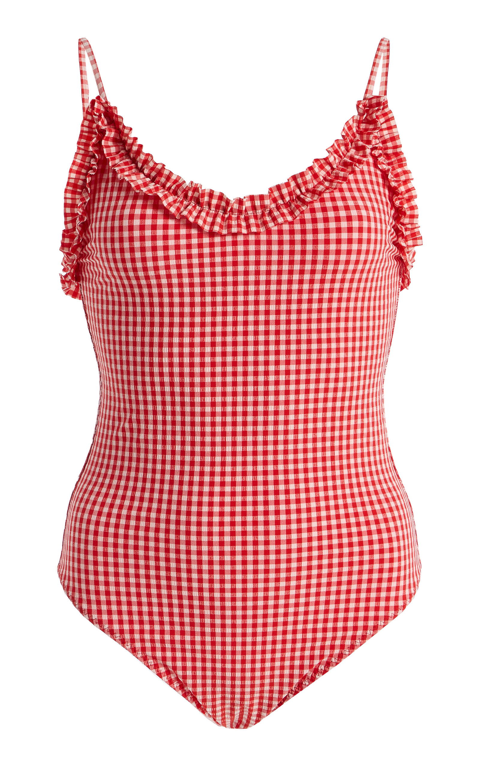 JUILLET SWIMWEAR Daphne Plaid One-Piece Swimsuit