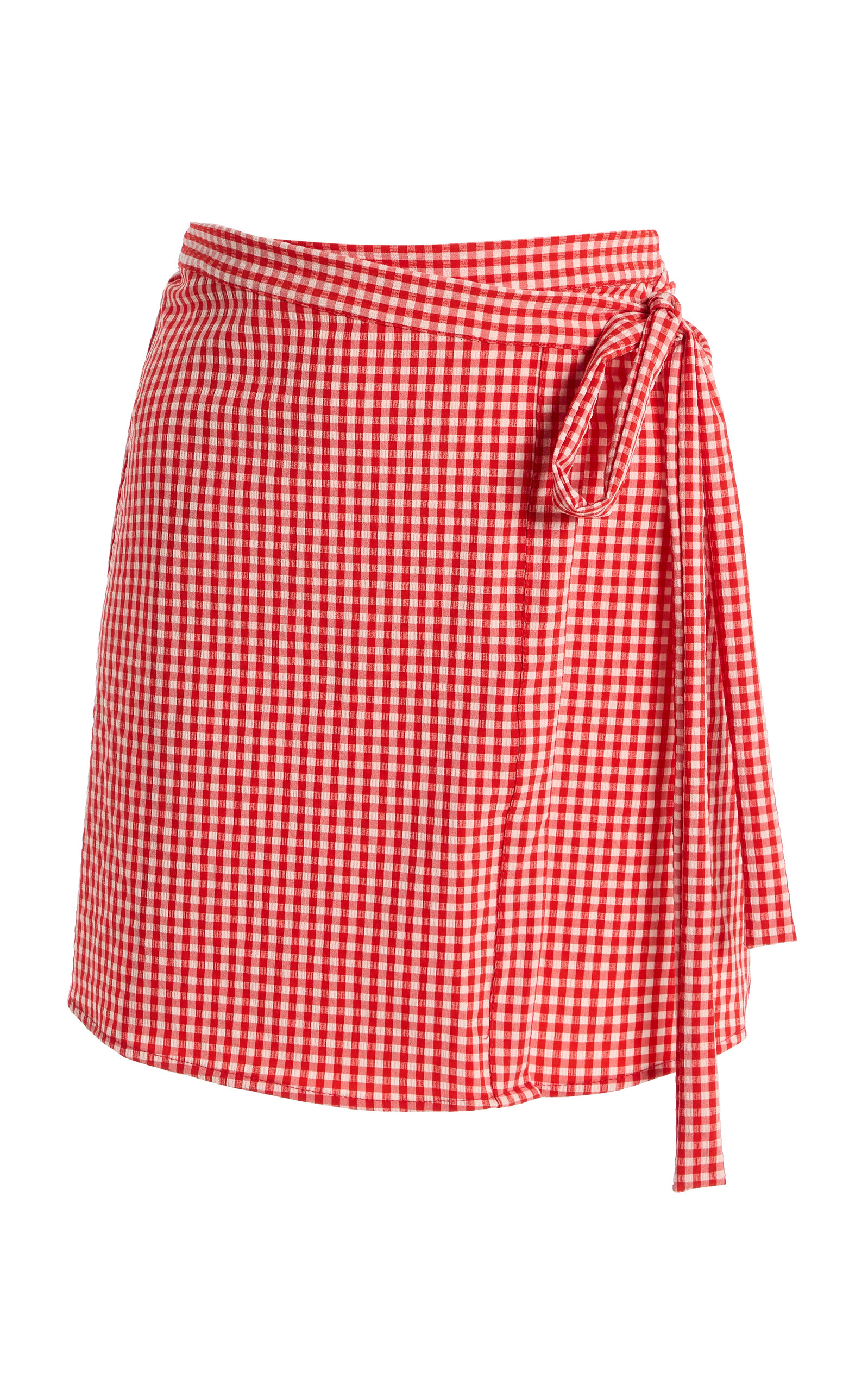 JUILLET SWIMWEAR The Wrap Plaid Skirt