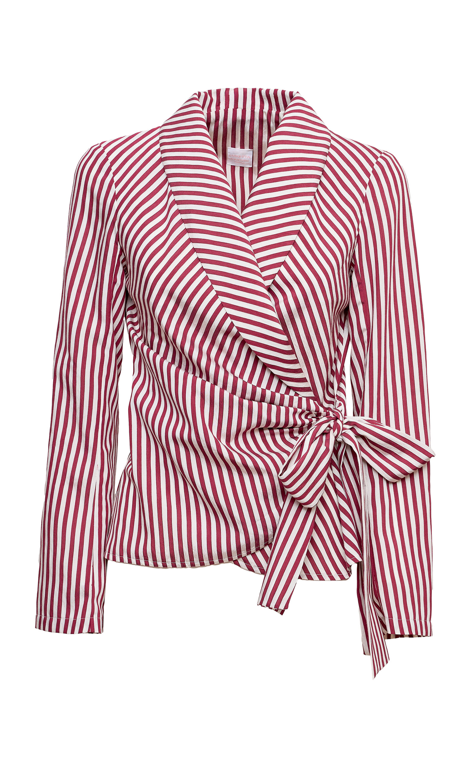 Loretta Caponi Calypso Pinstripe Top