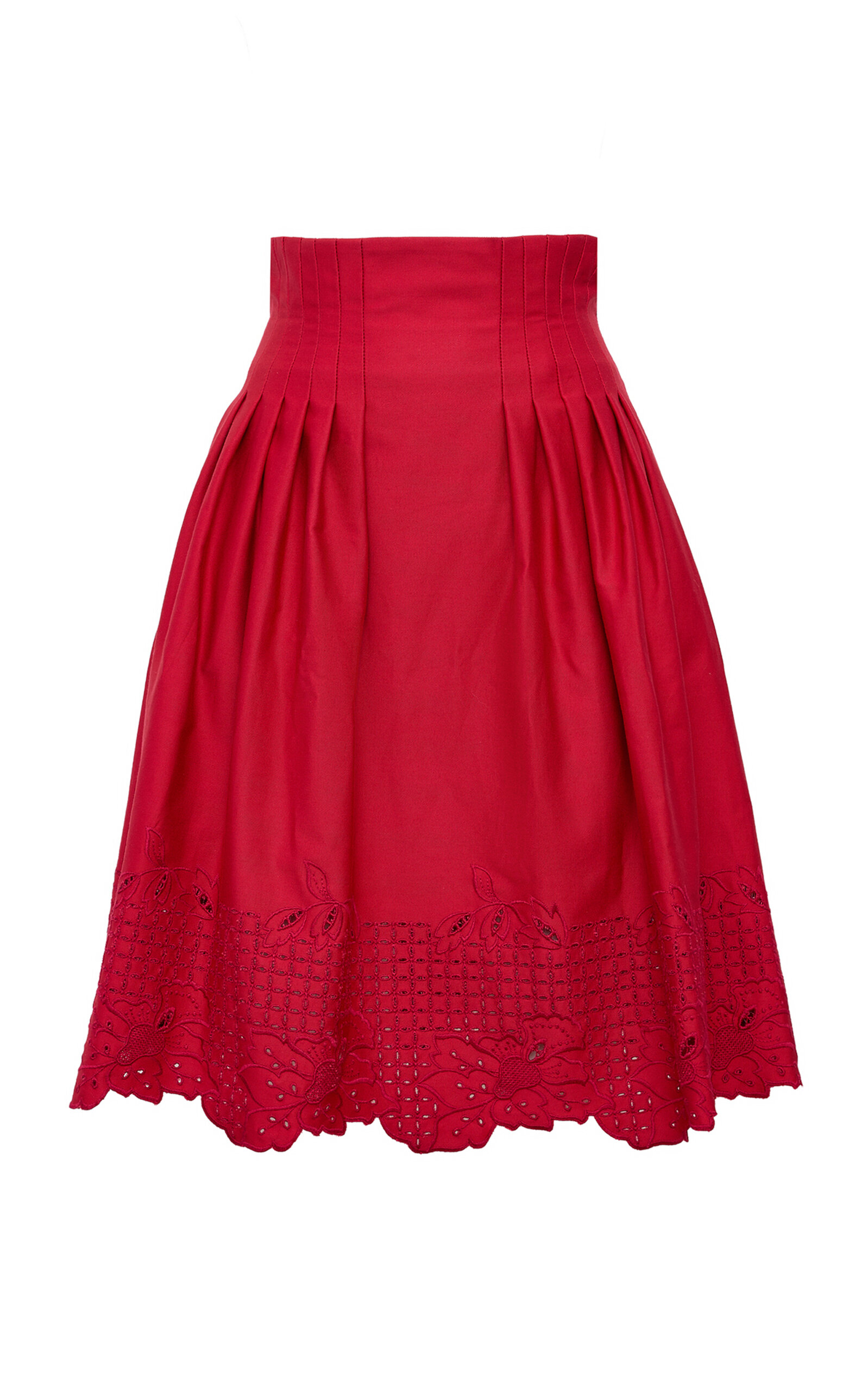 Loretta Caponi Cecina Cotton Skirt