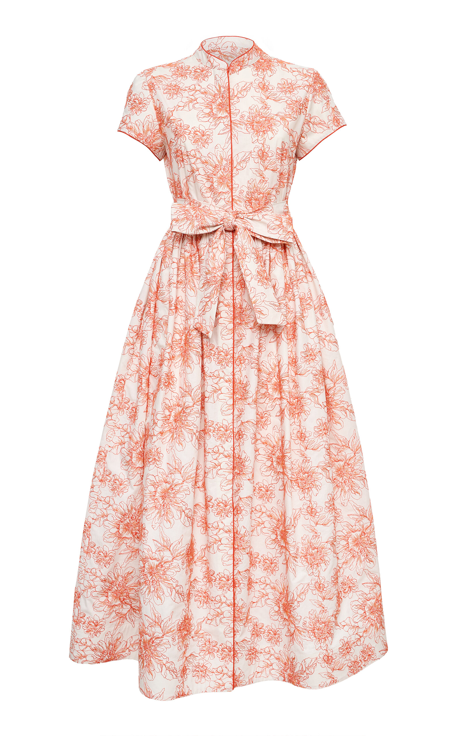 Loretta Caponi Camaiore Floral Midi Dress
