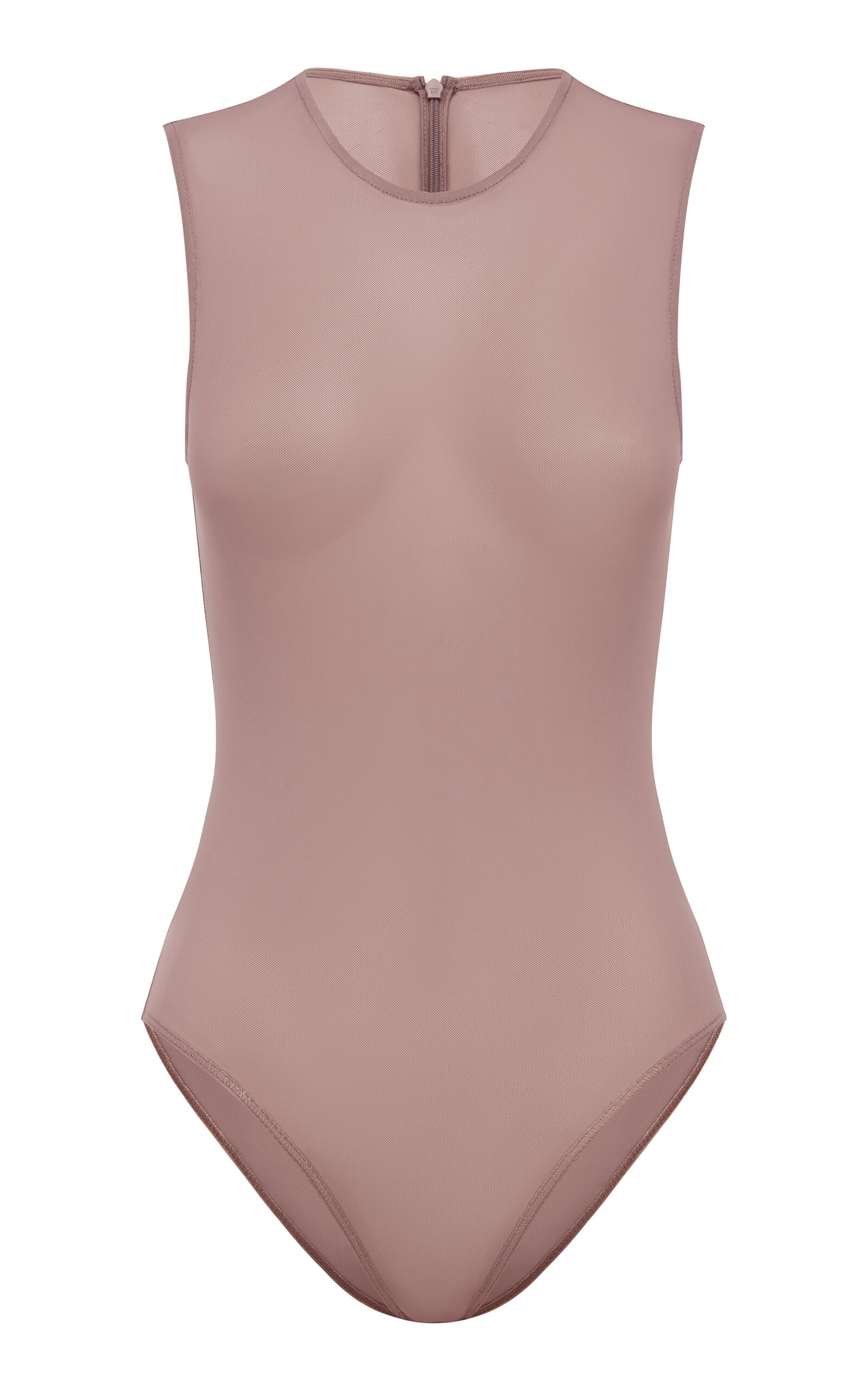 Alex Perry Sleeveless Mesh Bodysuit In Multi