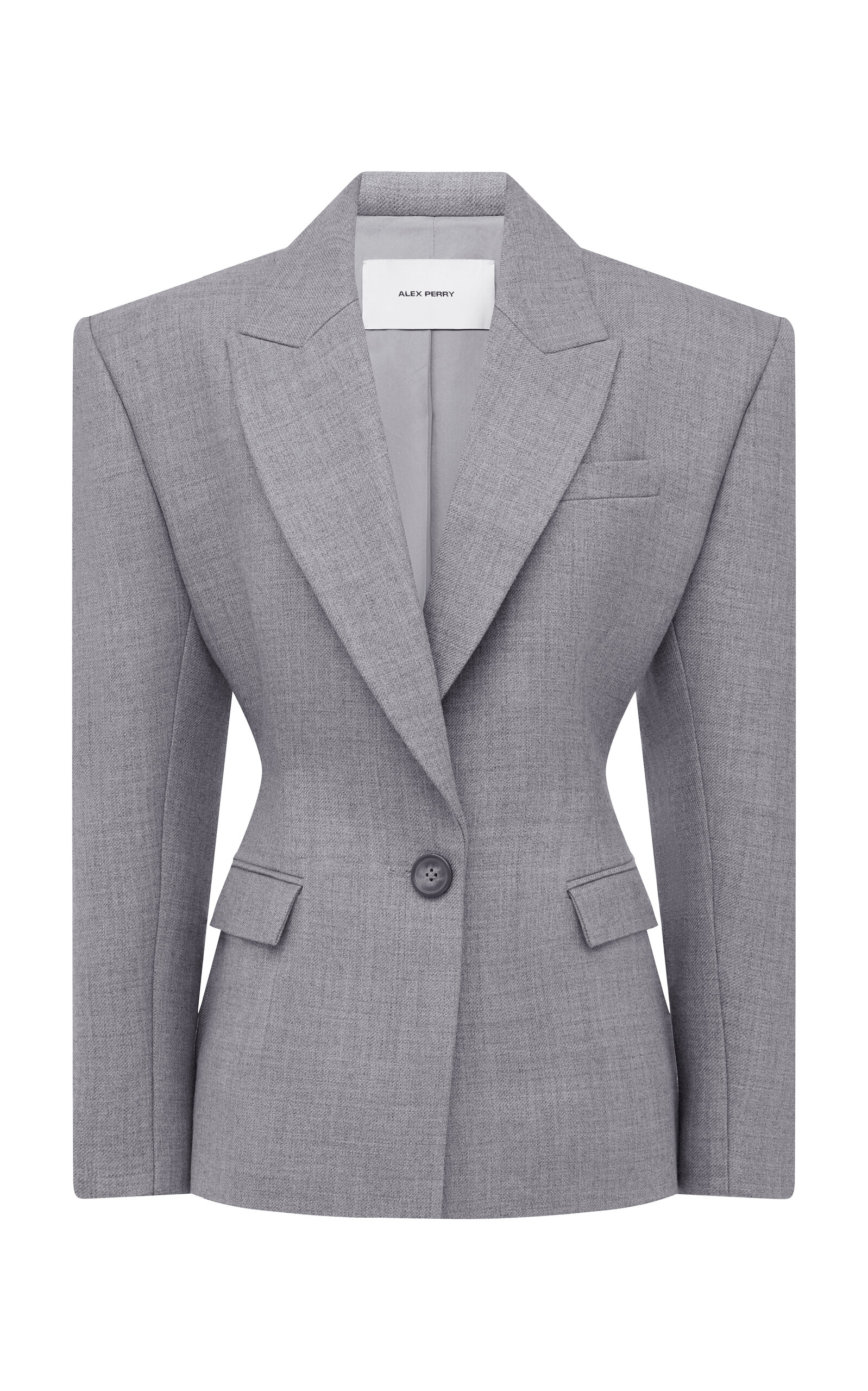 Alex Perry Contour Wool Blazer