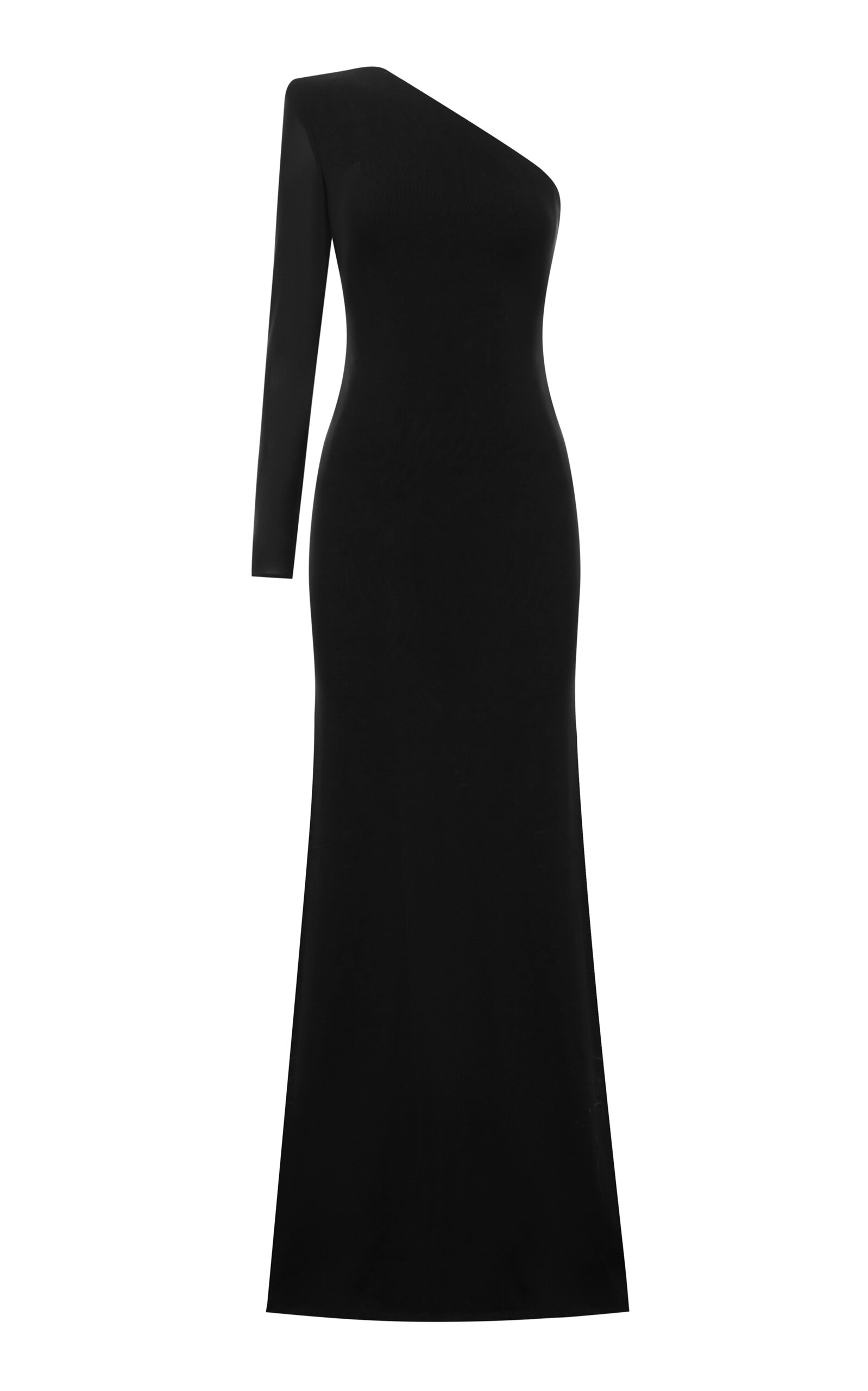Alex Perry Single Sleeve Longline Corset Gown