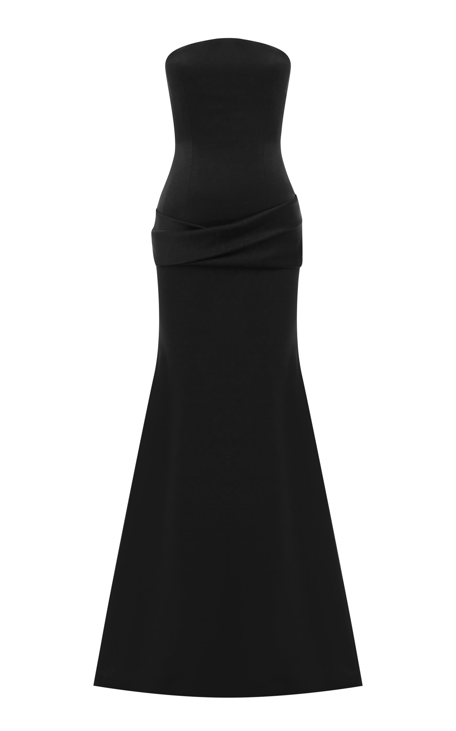 Alex Perry Strapless Corseted Gown