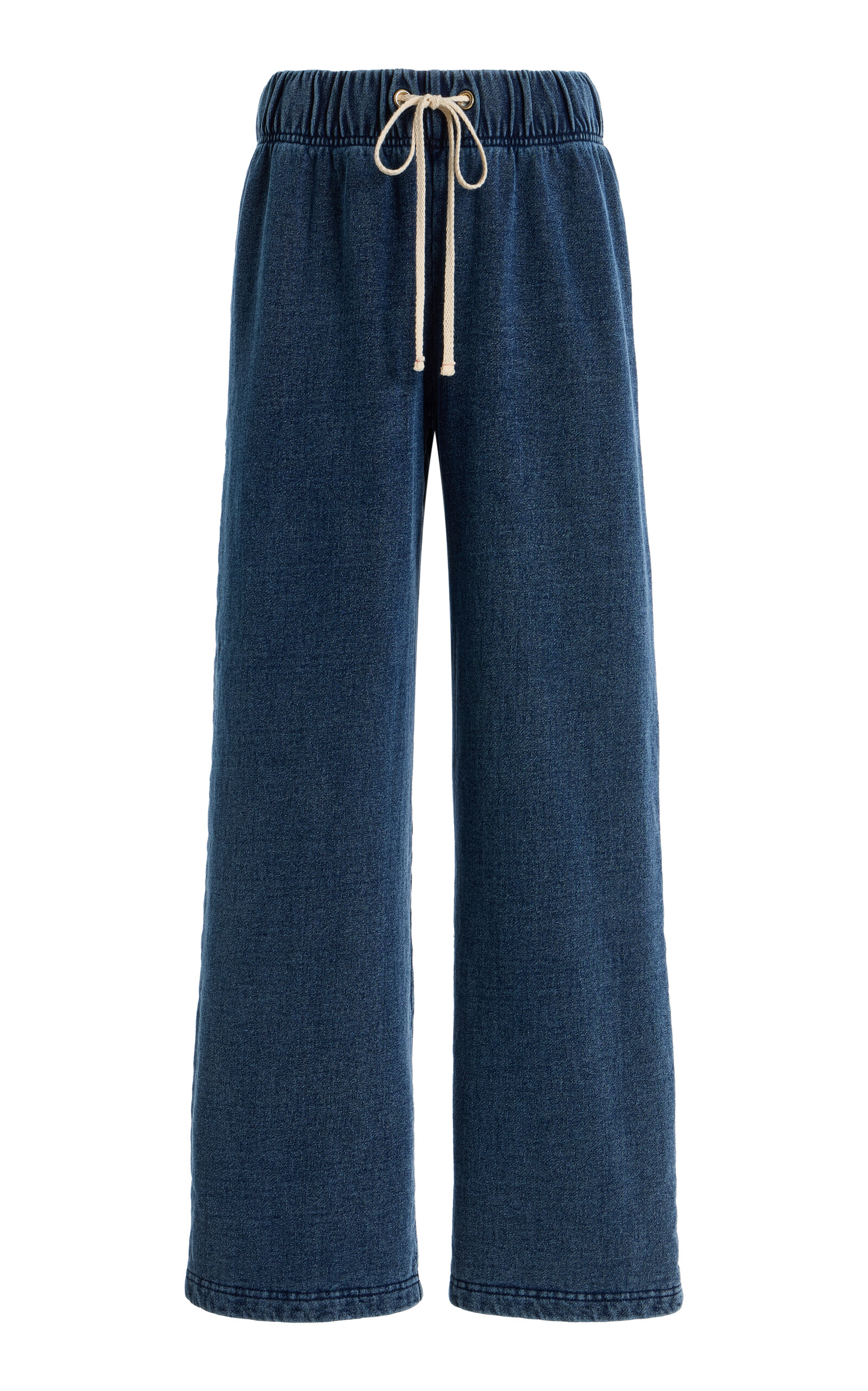 Les Tien Exclusive Eazy Classic Cotton Pants In Blue