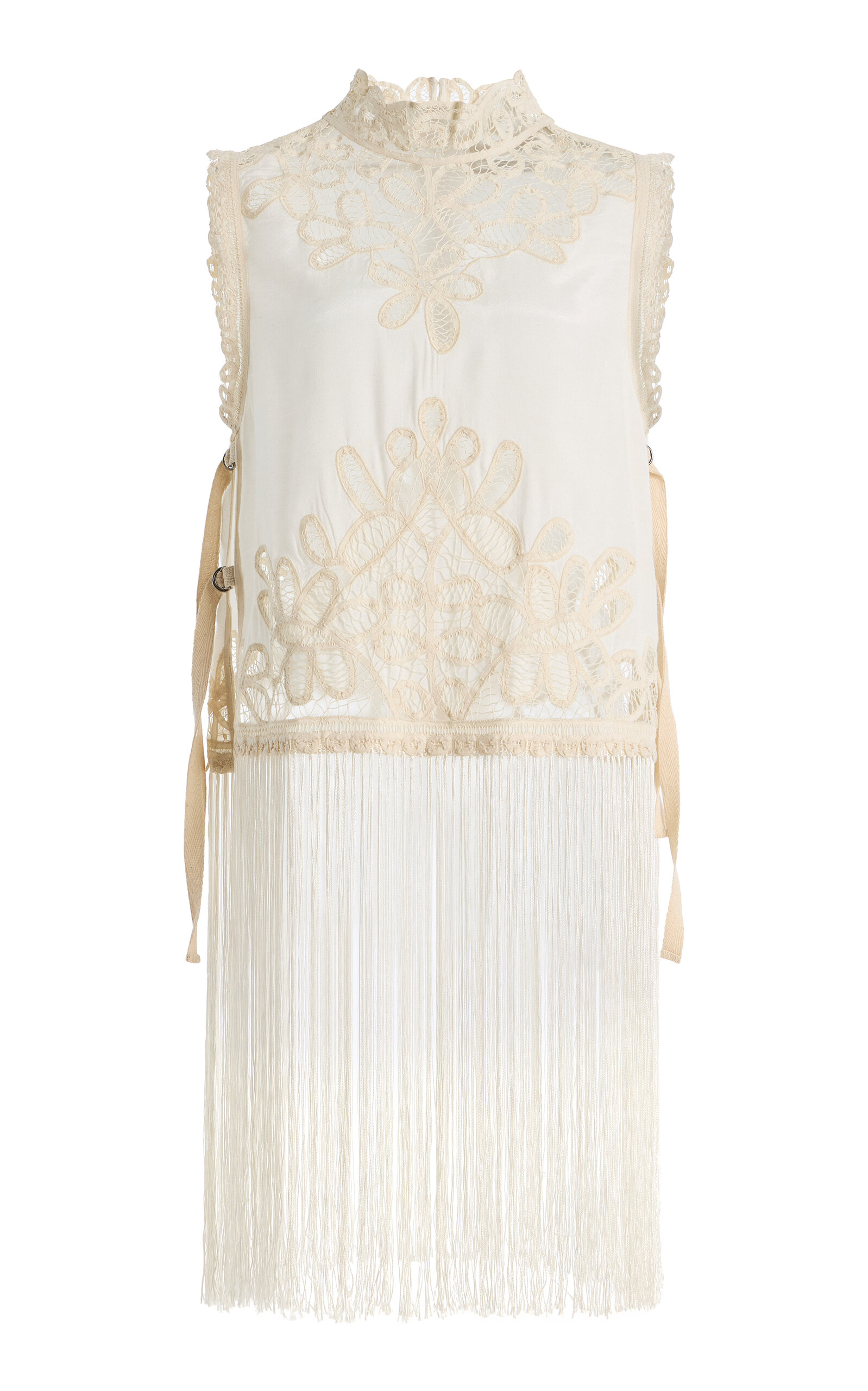 Sea Adelina Fringed Lace Top