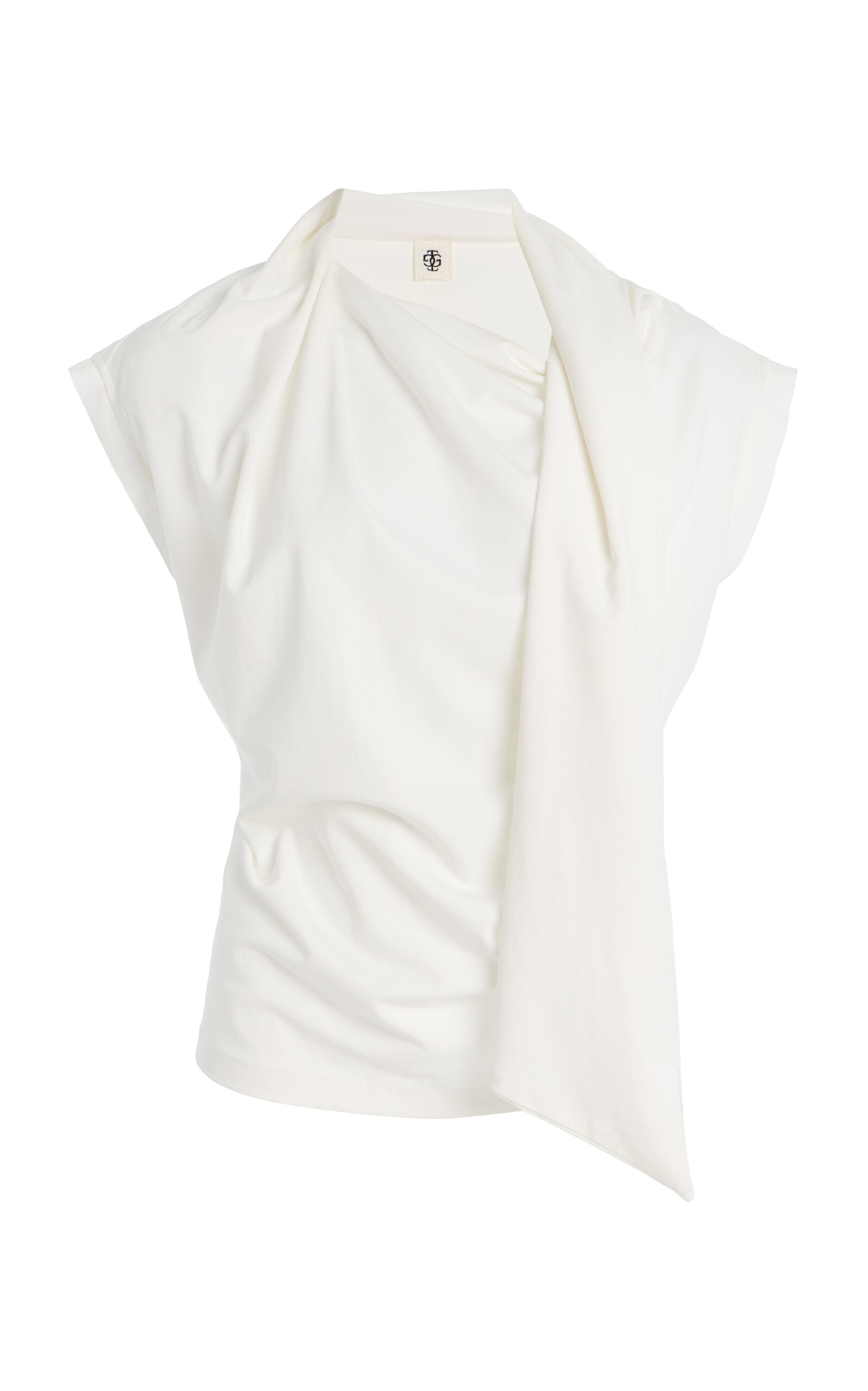 The Garment Scarf Jersey T-shirt In White
