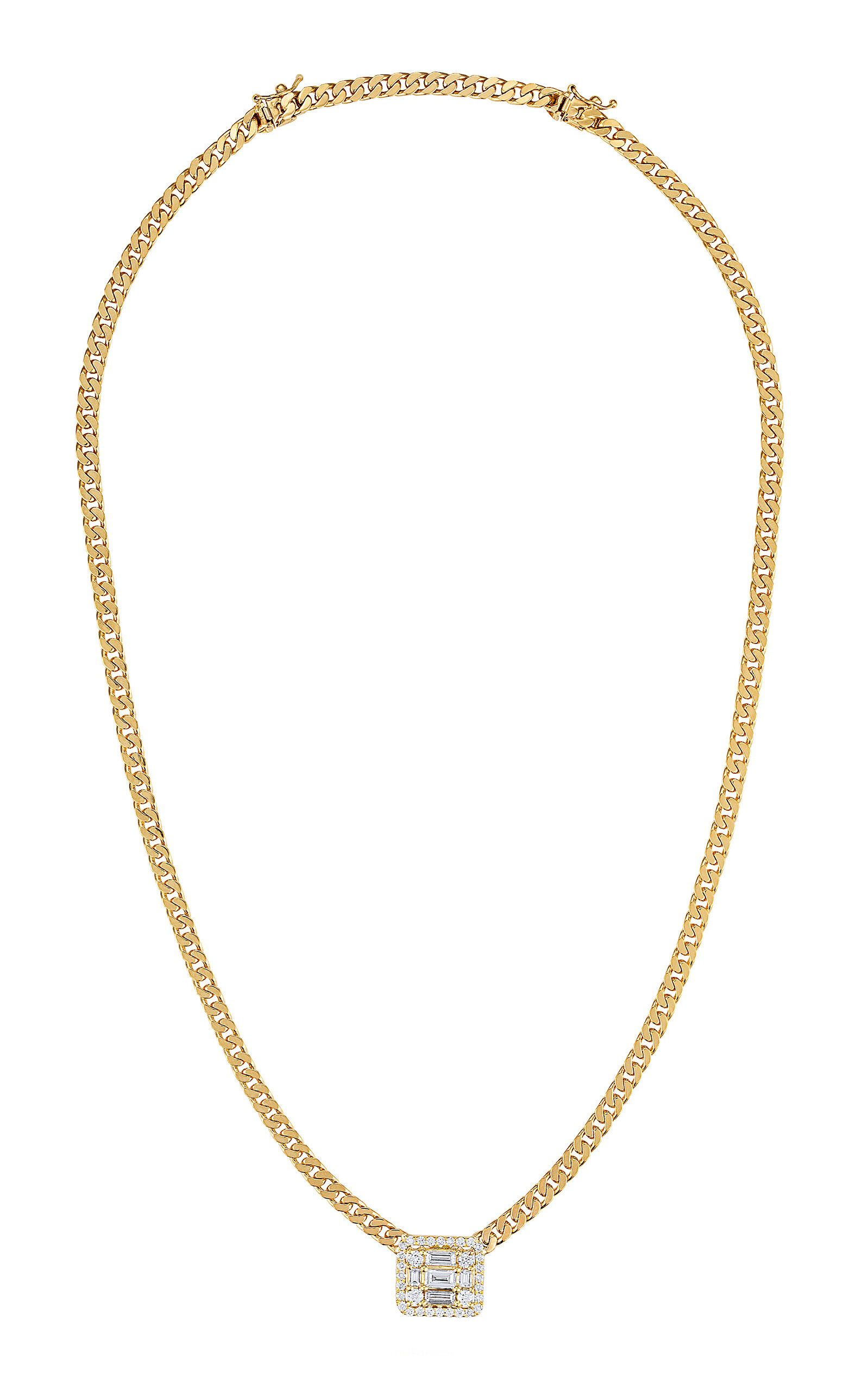 Clarity 18K White Gold Diamond Necklace